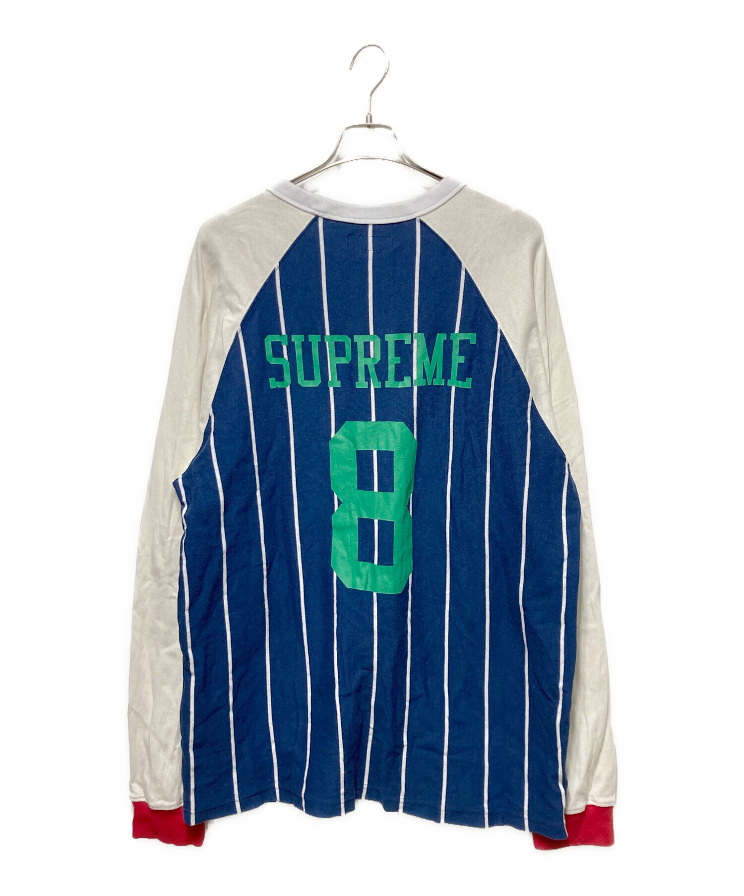 中古・古着通販】SUPREME (シュプリーム) Stripe Raglan L/S Top