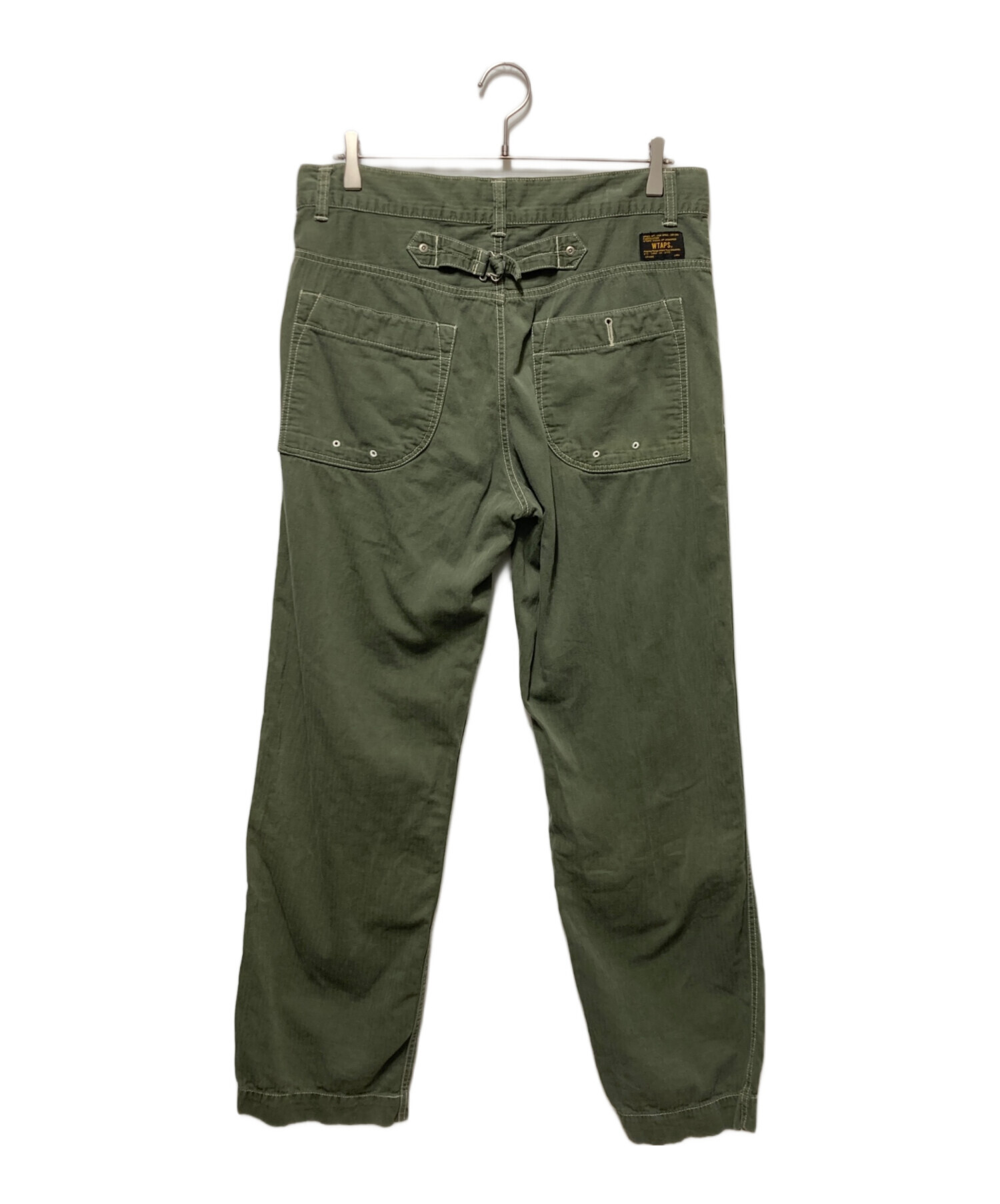 中古・古着通販】WTAPS (ダブルタップス) HBTワークパンツ カーキ 