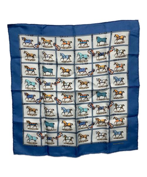 中古・古着通販】HERMES (エルメス) プチカレ ブルー×ホワイト