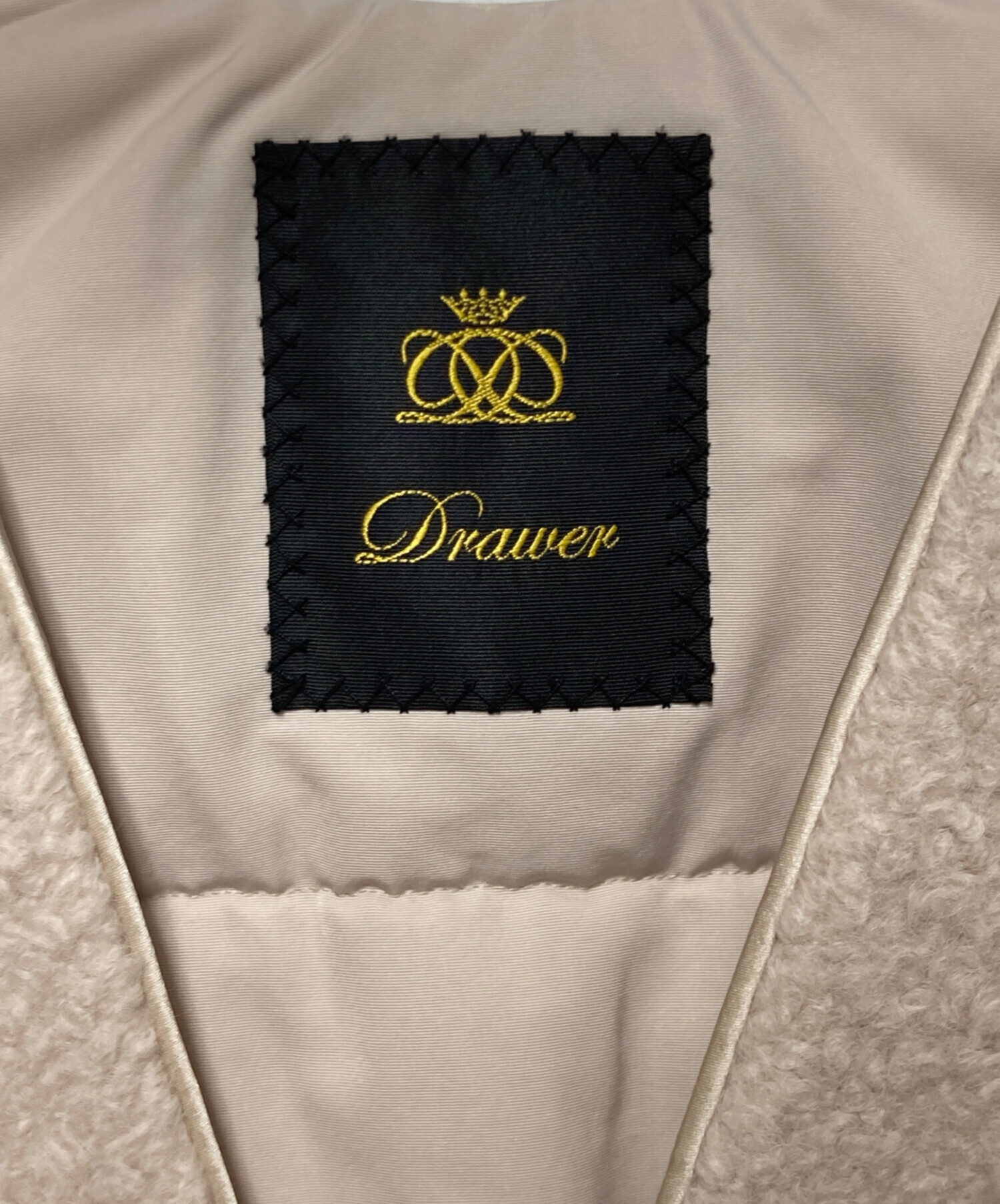 中古・古着通販】Drawer (ドゥロワー) FALL2 ボアジレ ベージュ サイズ