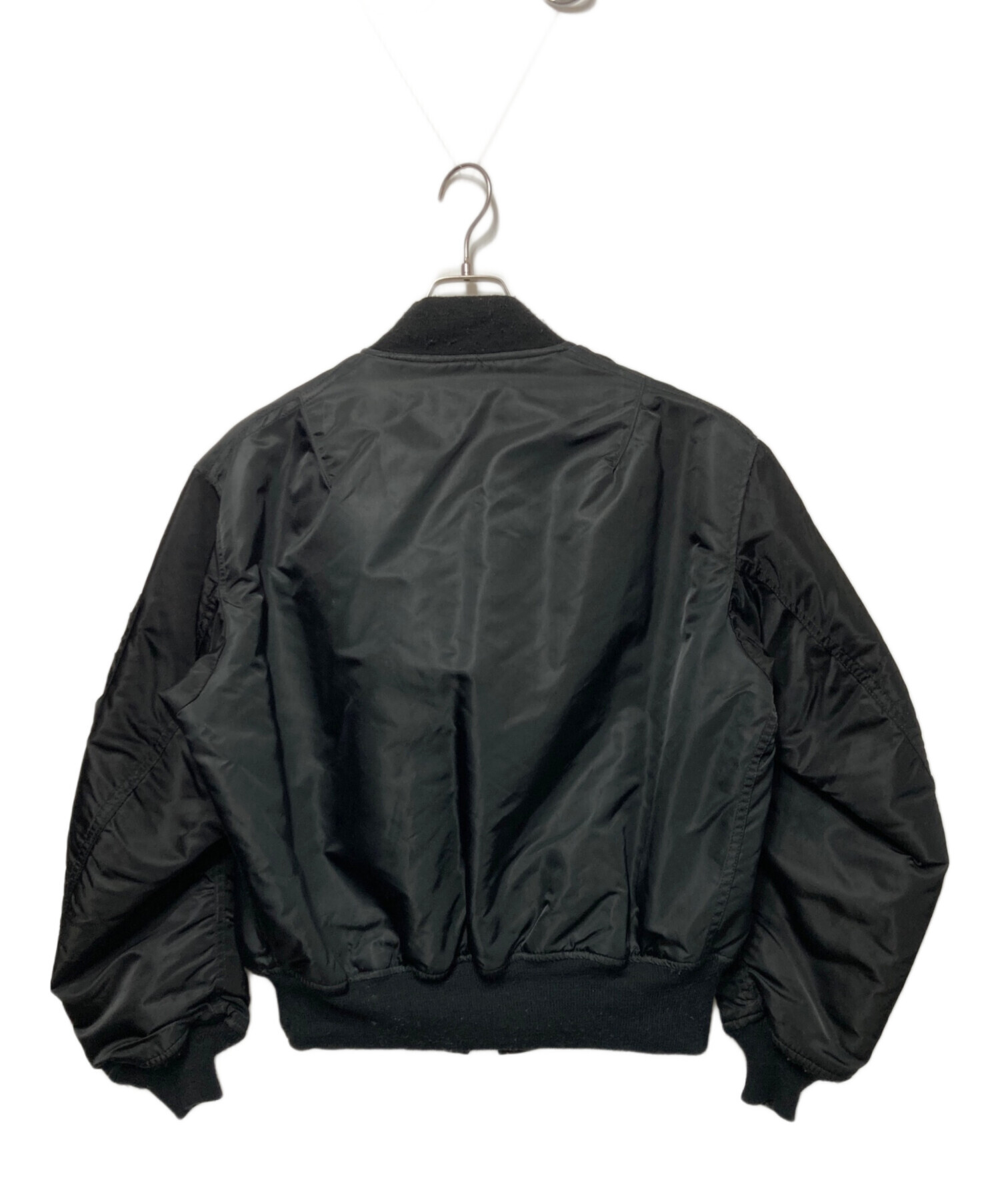 中古・古着通販】KIFFE (キッフェ) MA-1ジャケット ブラック サイズ:L 