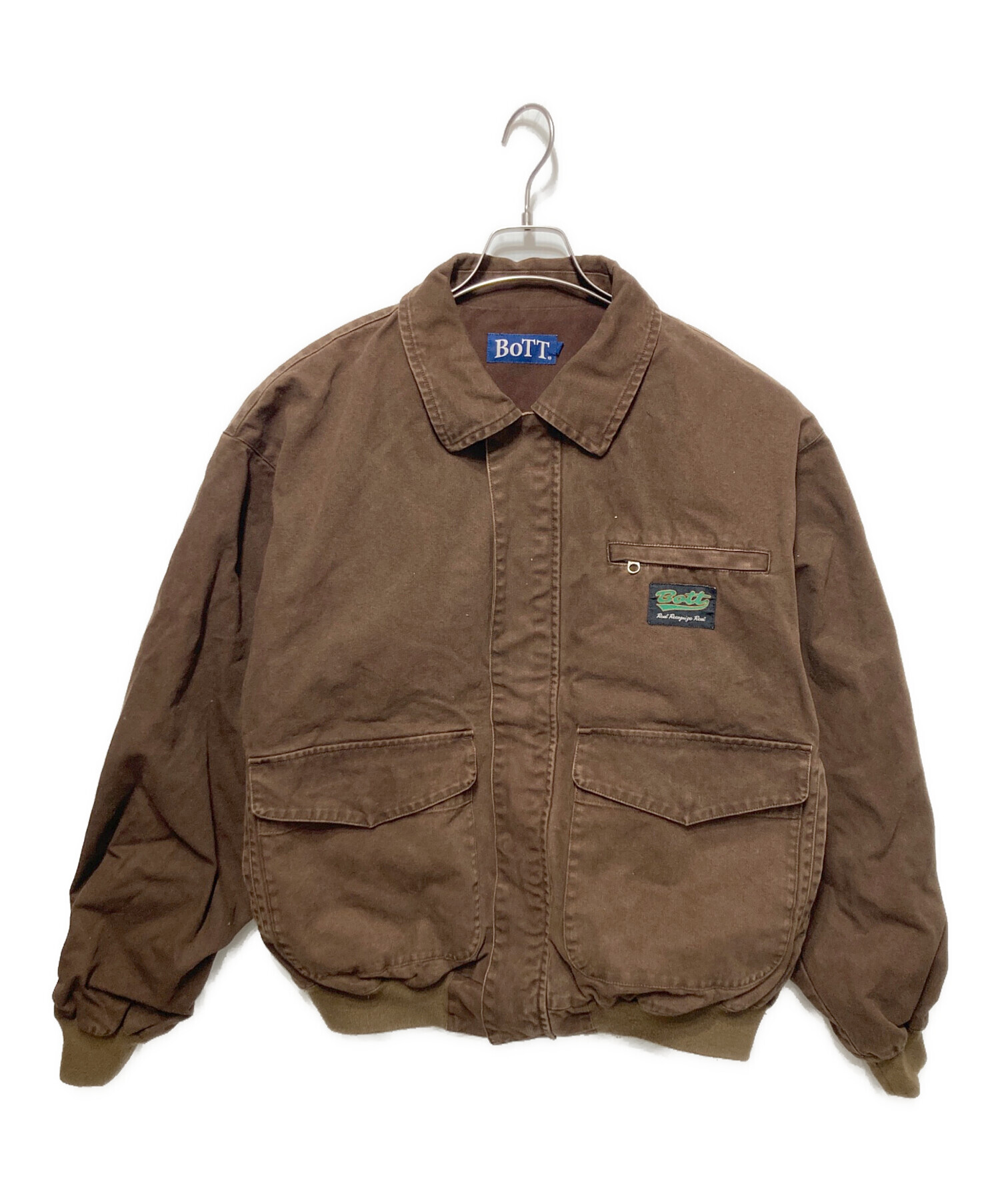 中古・古着通販】BoTT (ボット) ジップアップジャケット ブラウン