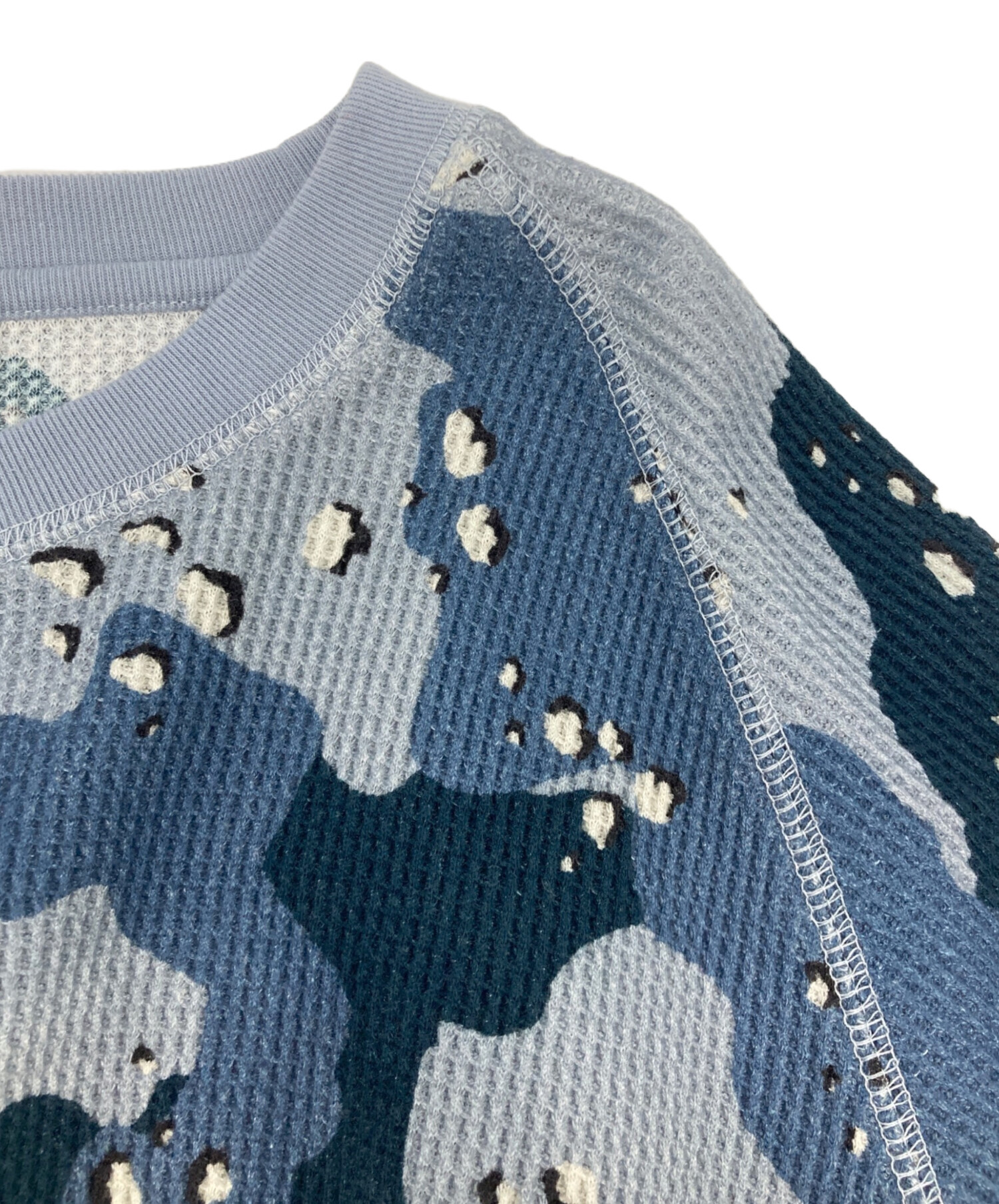 中古・古着通販】BoTT (ボット) BONES CAMO THERMAL ブルー サイズ:Ⅼ