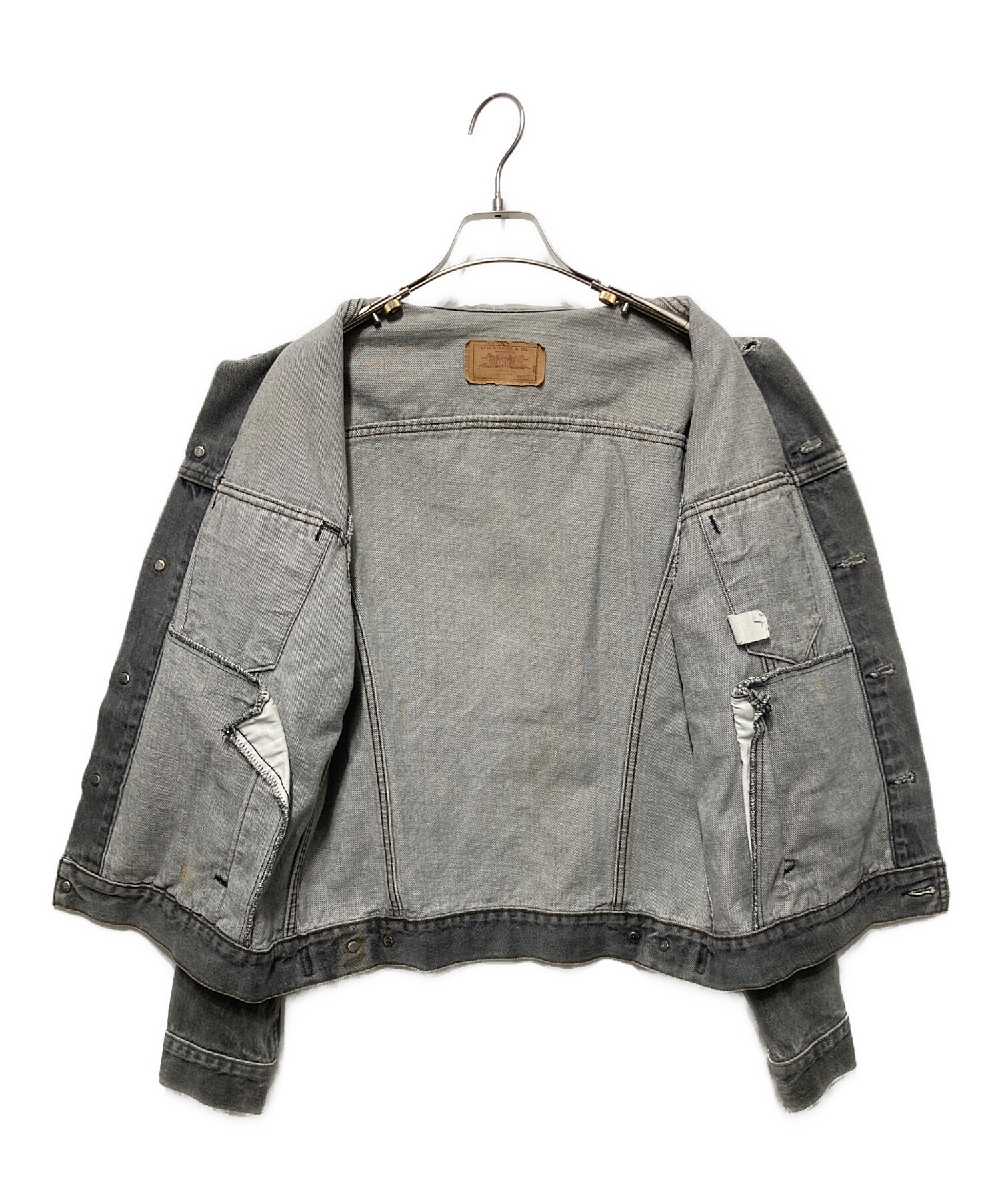 中古・古着通販】LEVI'S (リーバイス) 80'S先染めブラックデニム