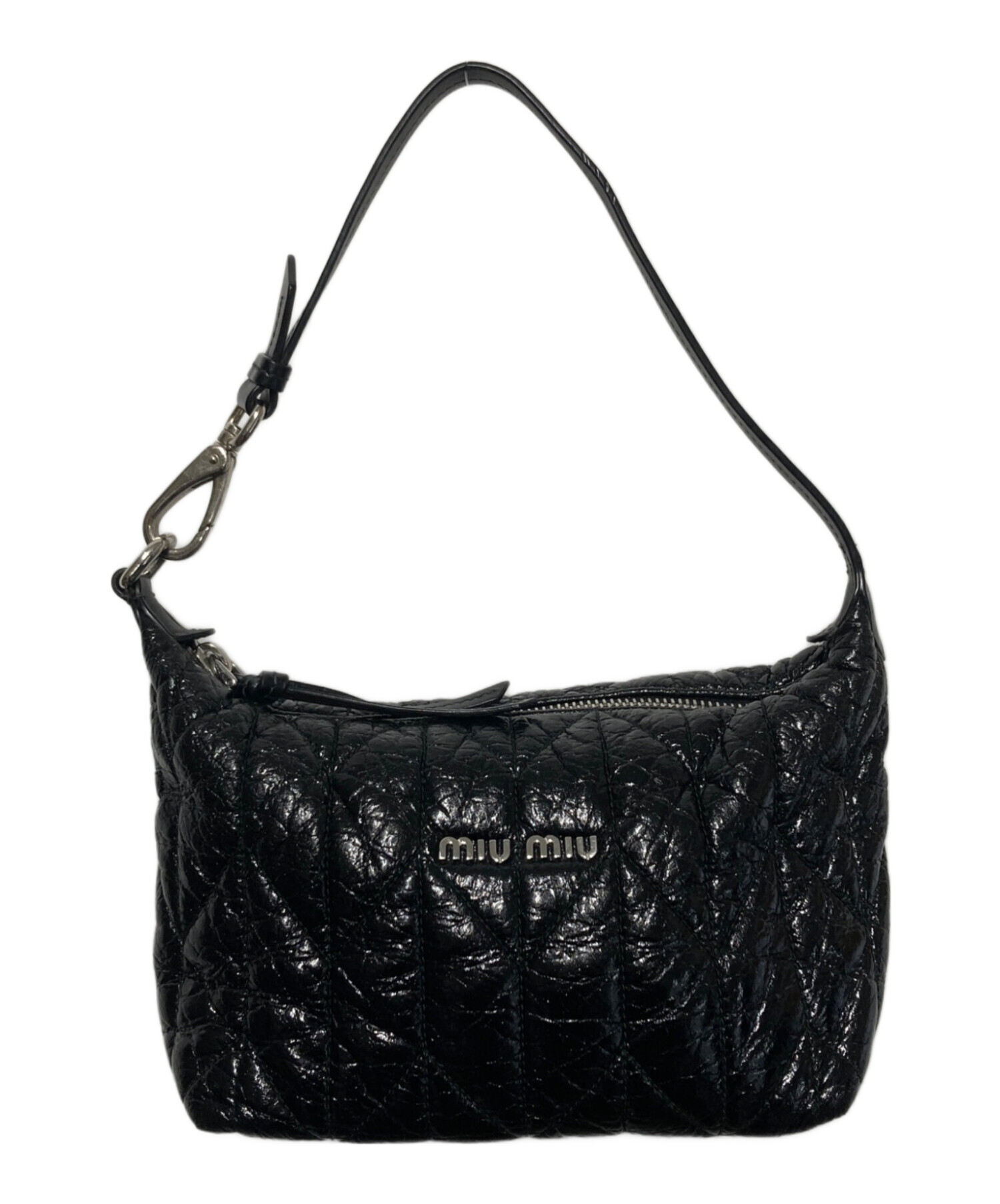 中古・古着通販】MIU MIU (ミュウミュウ) ショルダーバッグ ブラック
