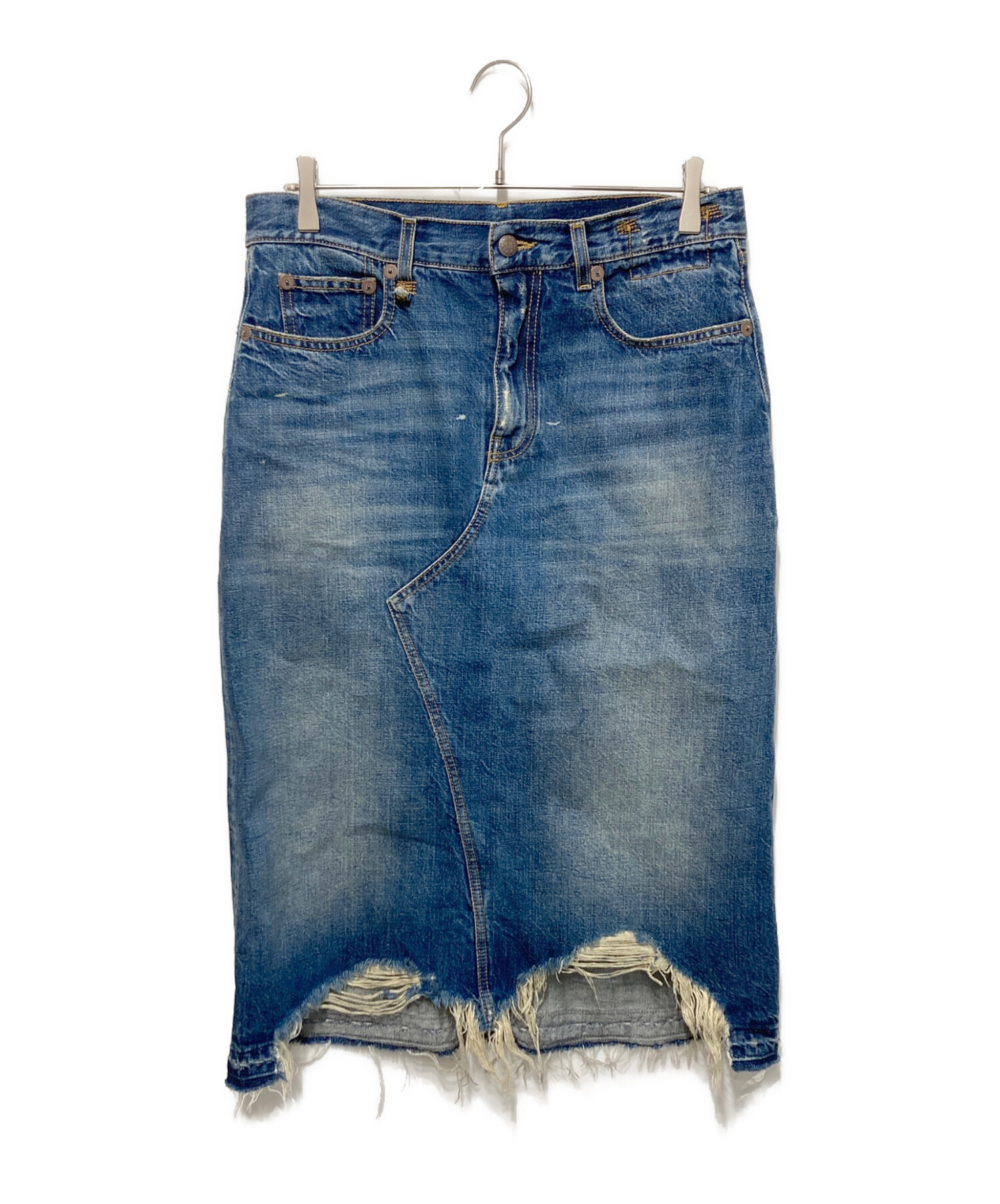 R13 アールサーティンJESSE SKIRT サイズ26 中古・古着通販】R13 (アールサーティン) JESSE SKIRT インディゴ