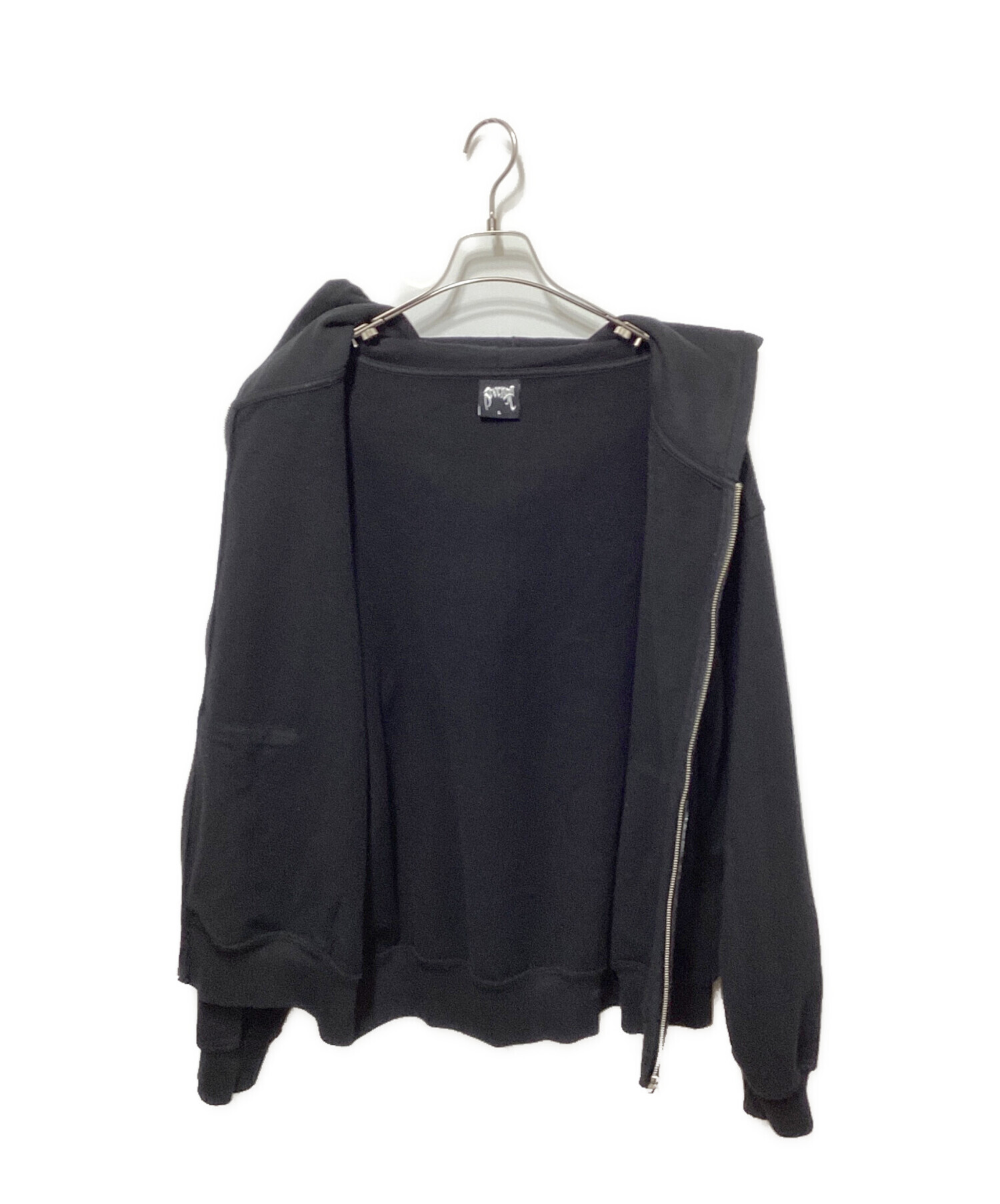 revenge ブラック フード付きパーカー Revenge XXXTentacion Kill Contrast Zip Hoodie Black/White Men's
