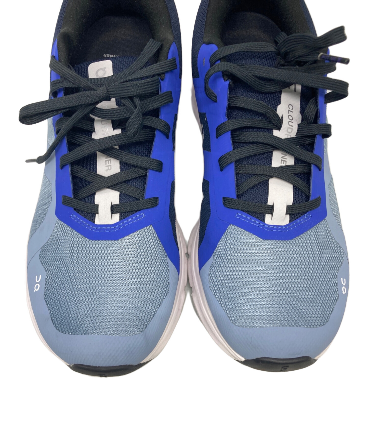 on スニーカー ホワイト/ネイビー 中古・古着通販】on (オン) ローカットスニーカー ネイビー×ホワイト