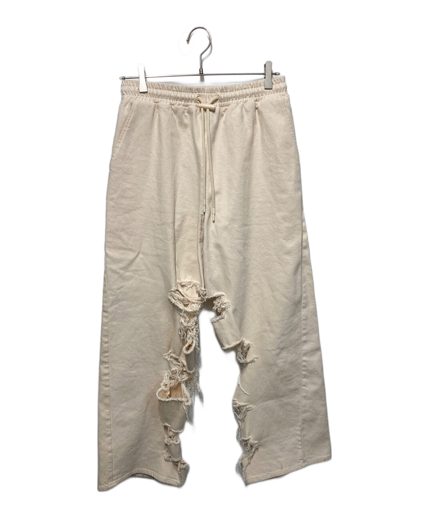 中古・古着通販】ELCHELE (エルチェレ) INSIDE RIPPED HOLE PANTS
