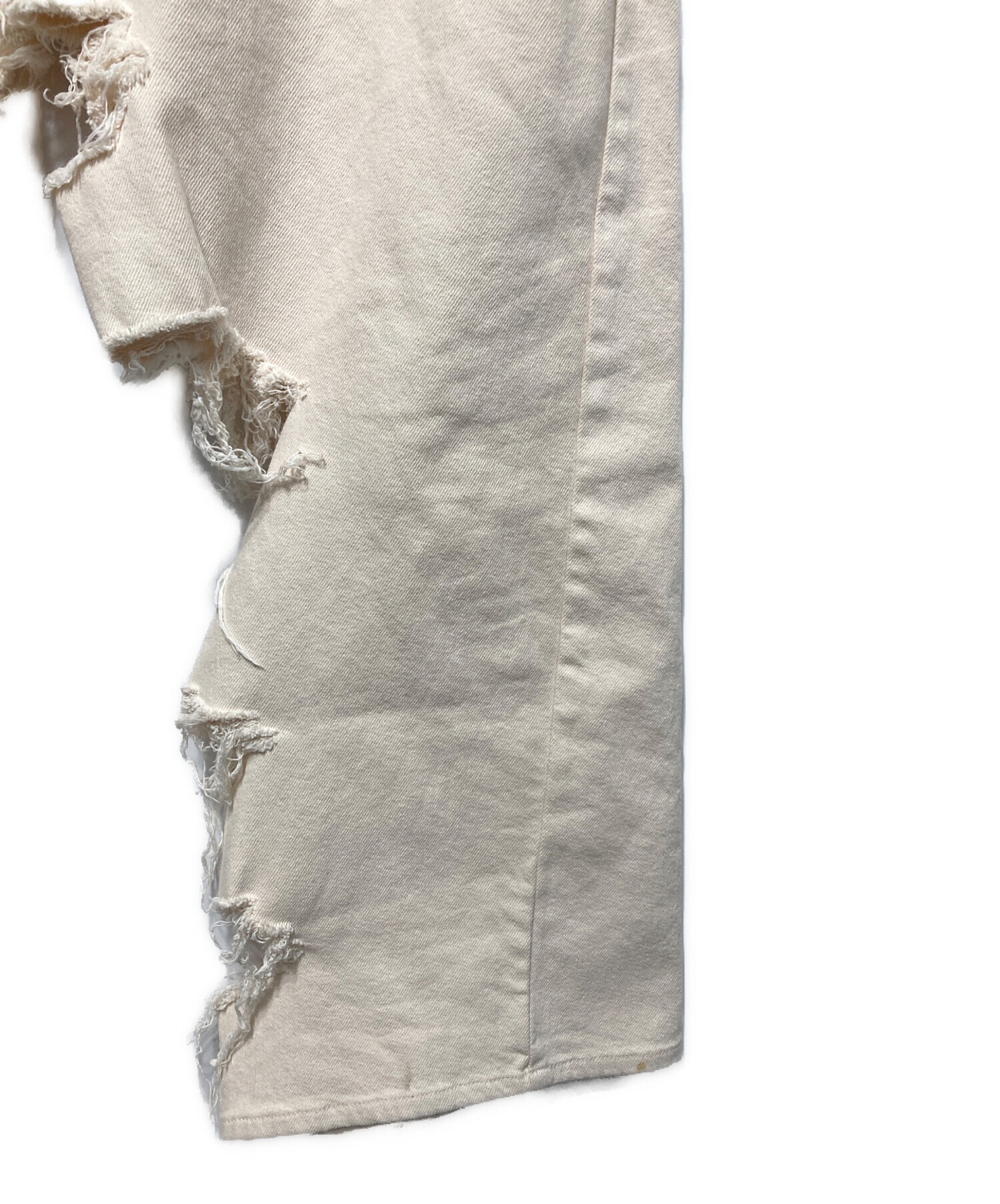 中古・古着通販】ELCHELE (エルチェレ) INSIDE RIPPED HOLE PANTS