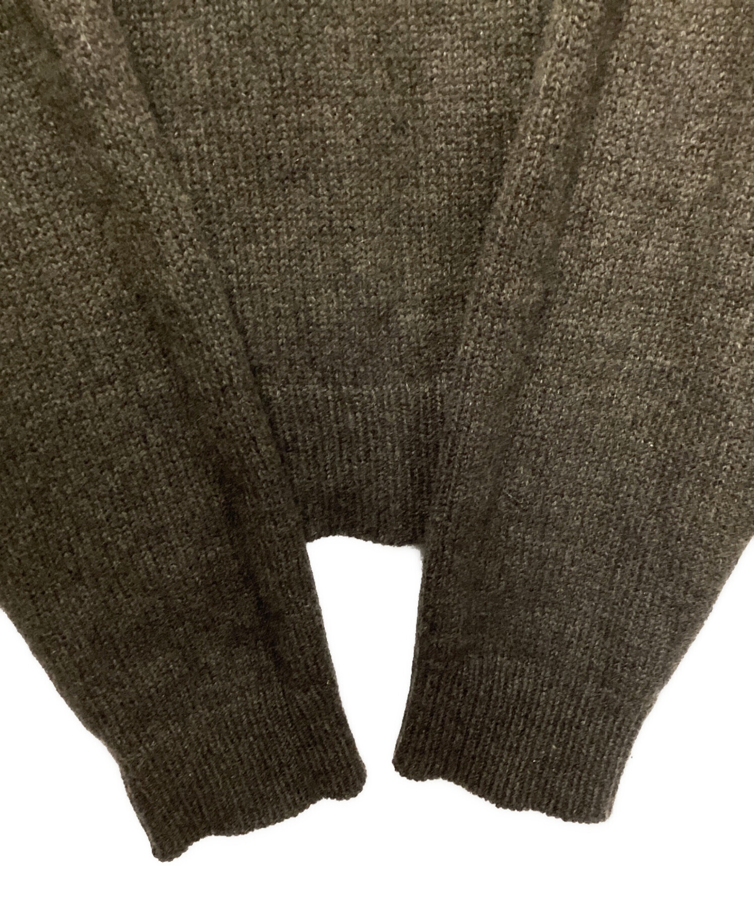中古・古着通販】maison kitsune (メゾンキツネ) ニット カーキ サイズ