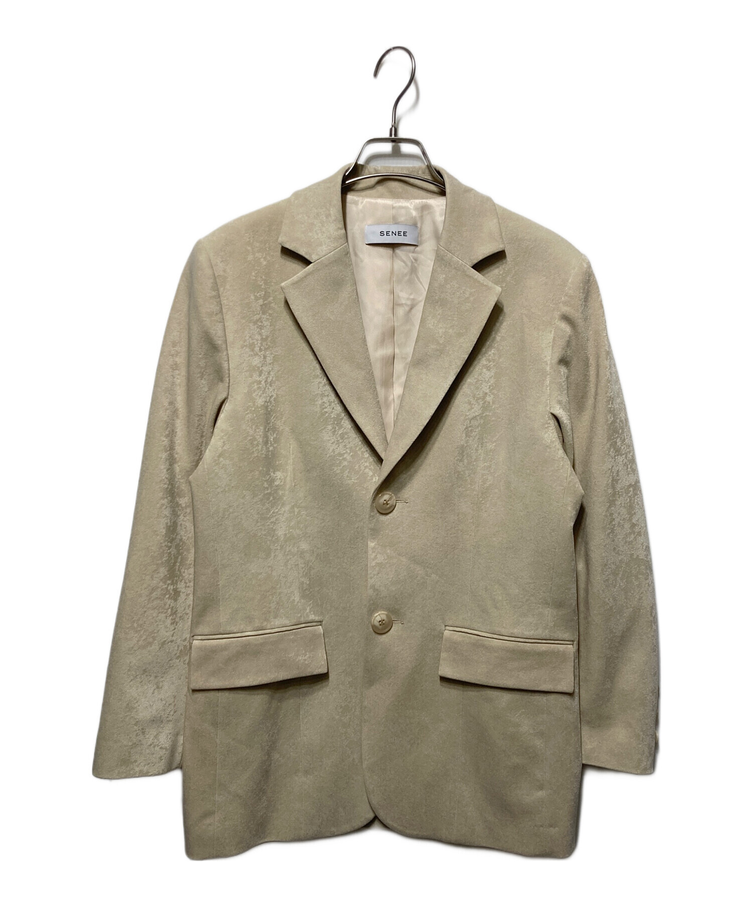 中古・古着通販】senee (セニー) mannish tailored ベージュ サイズ 