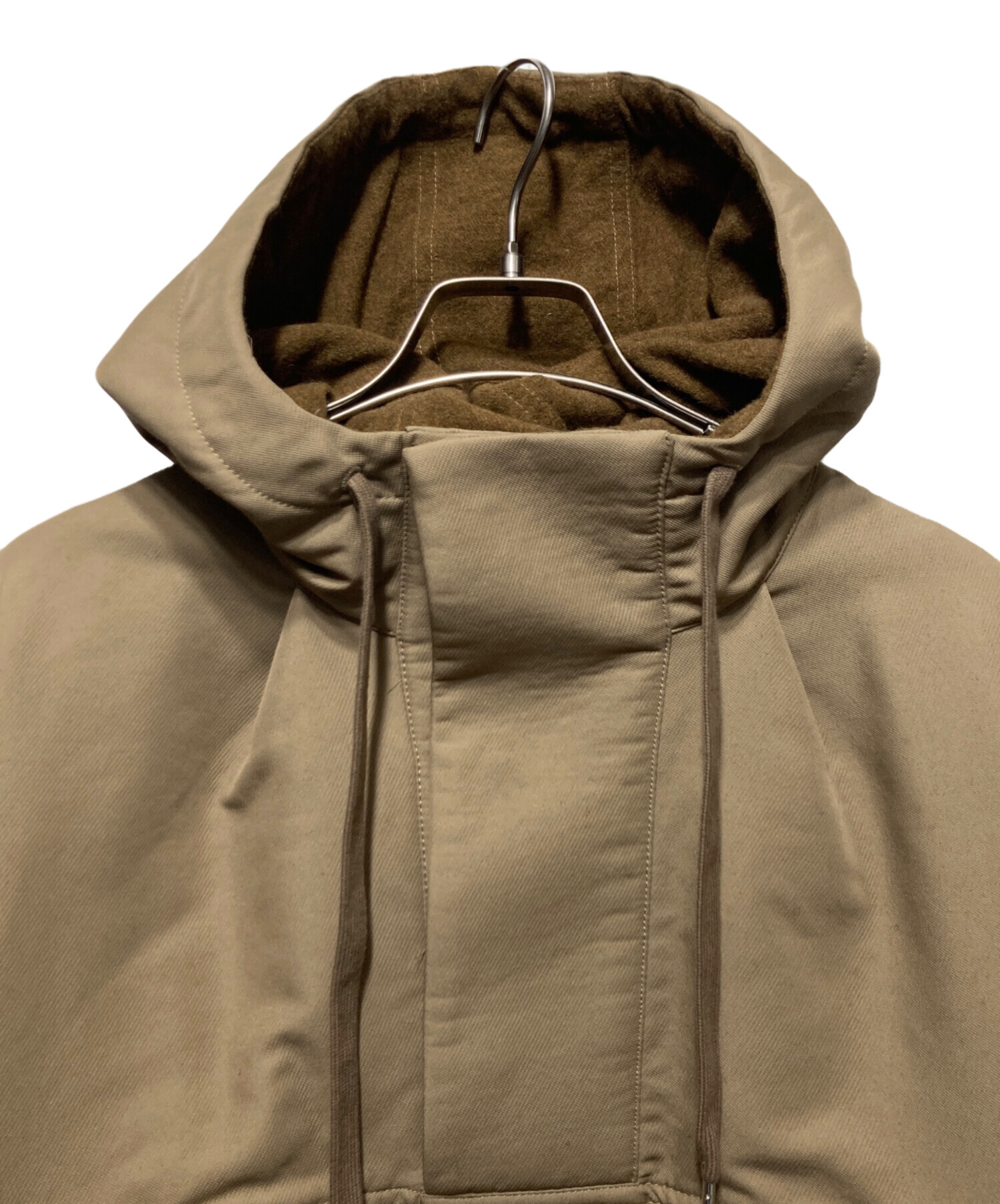 中古・古着通販】CLANE (クラネ) SIDE OPEN WIDE ANORAK ベージュ