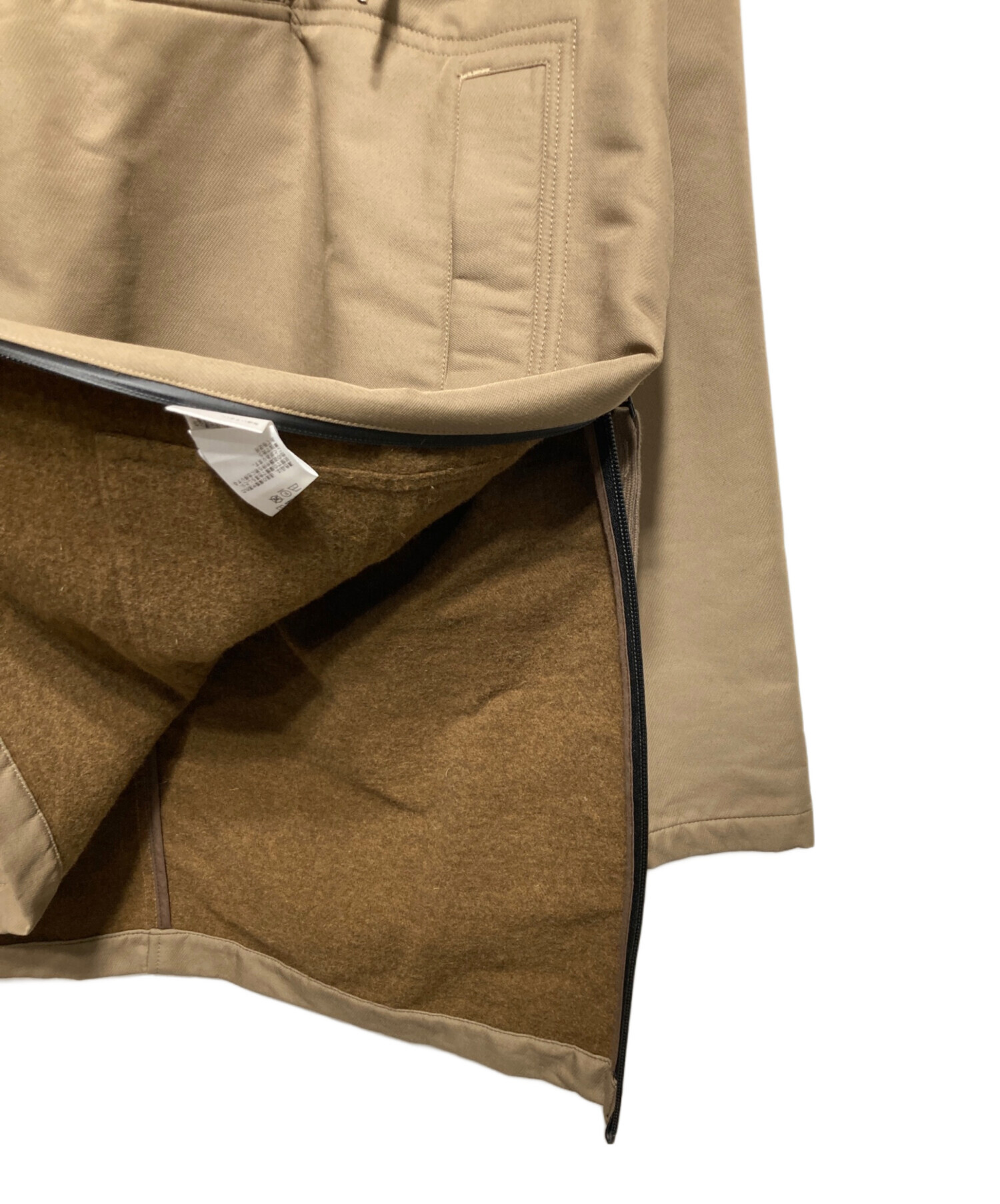 中古・古着通販】CLANE (クラネ) SIDE OPEN WIDE ANORAK ベージュ