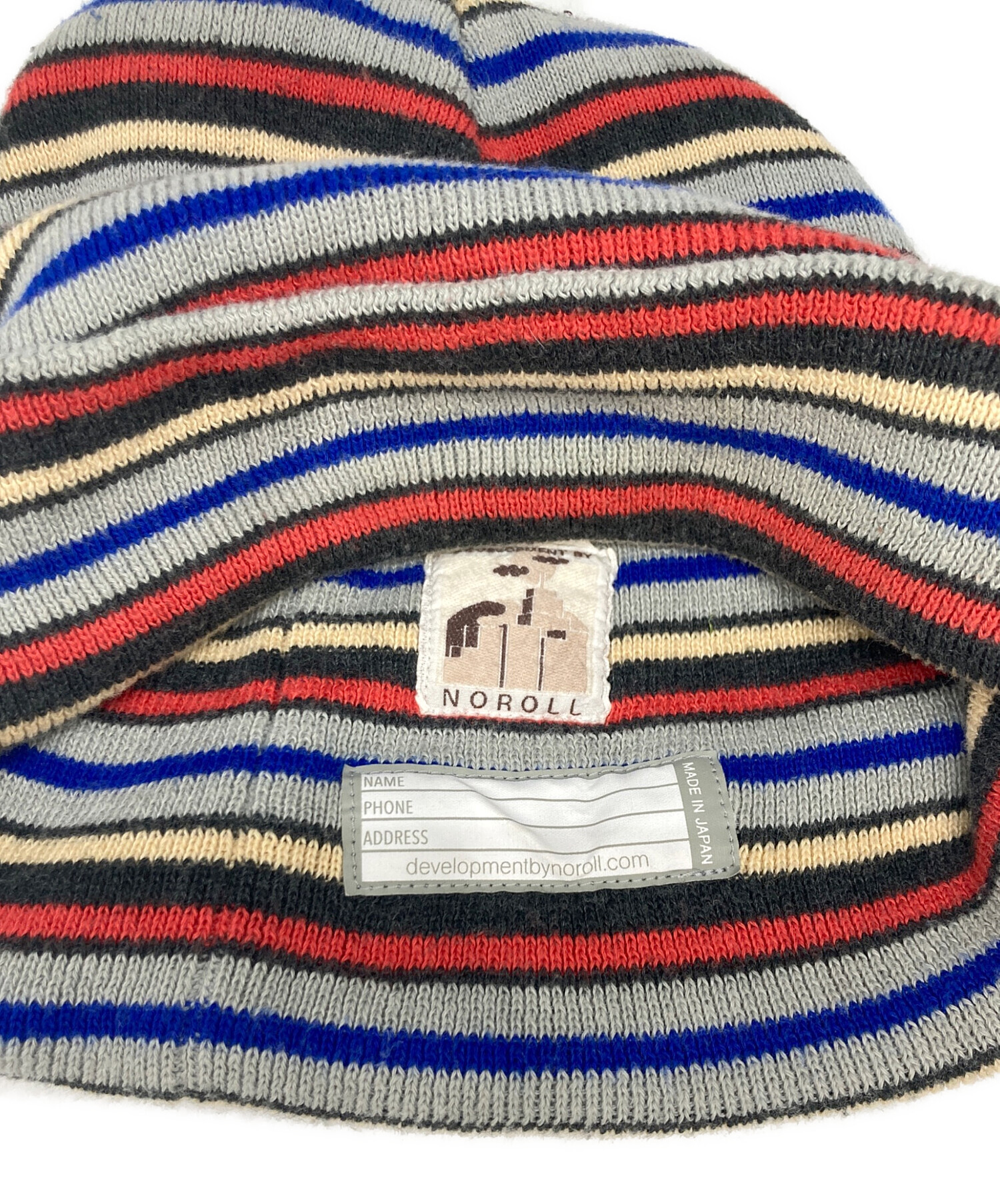 中古・古着通販】NOROLL (ノーロール) ボーダービーニーキャップ