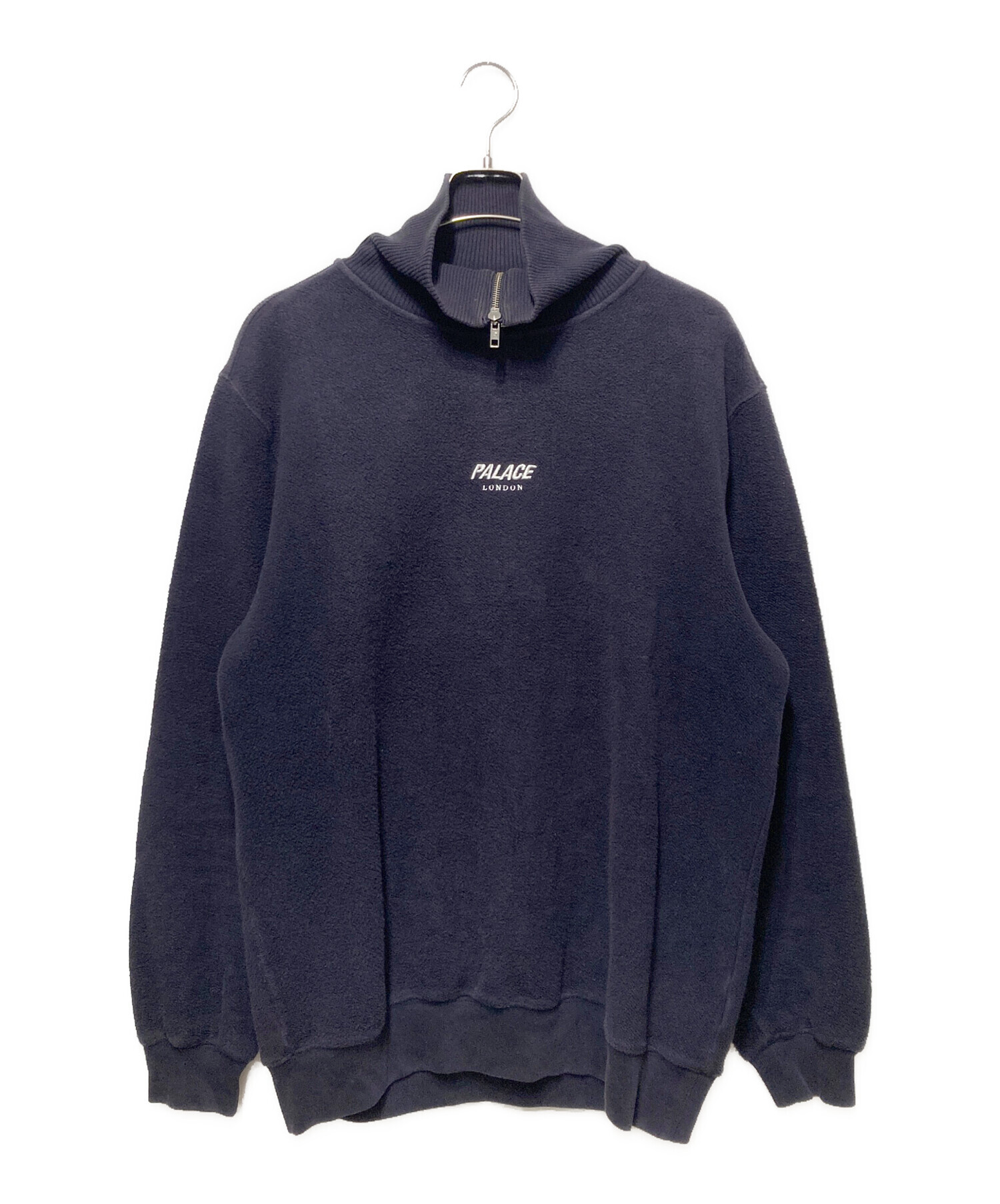 中古・古着通販】PALACE (パレス) Brusher Zip Neck Sweat ネイビー