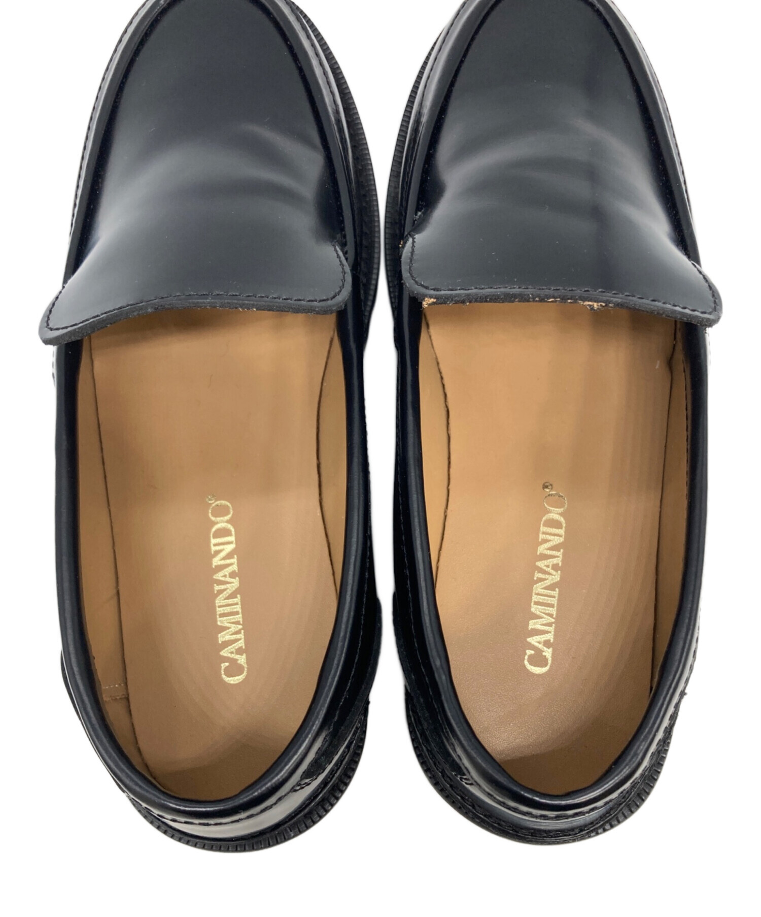 中古・古着通販】Caminando (カミナンド) Plain Loafers ブラック