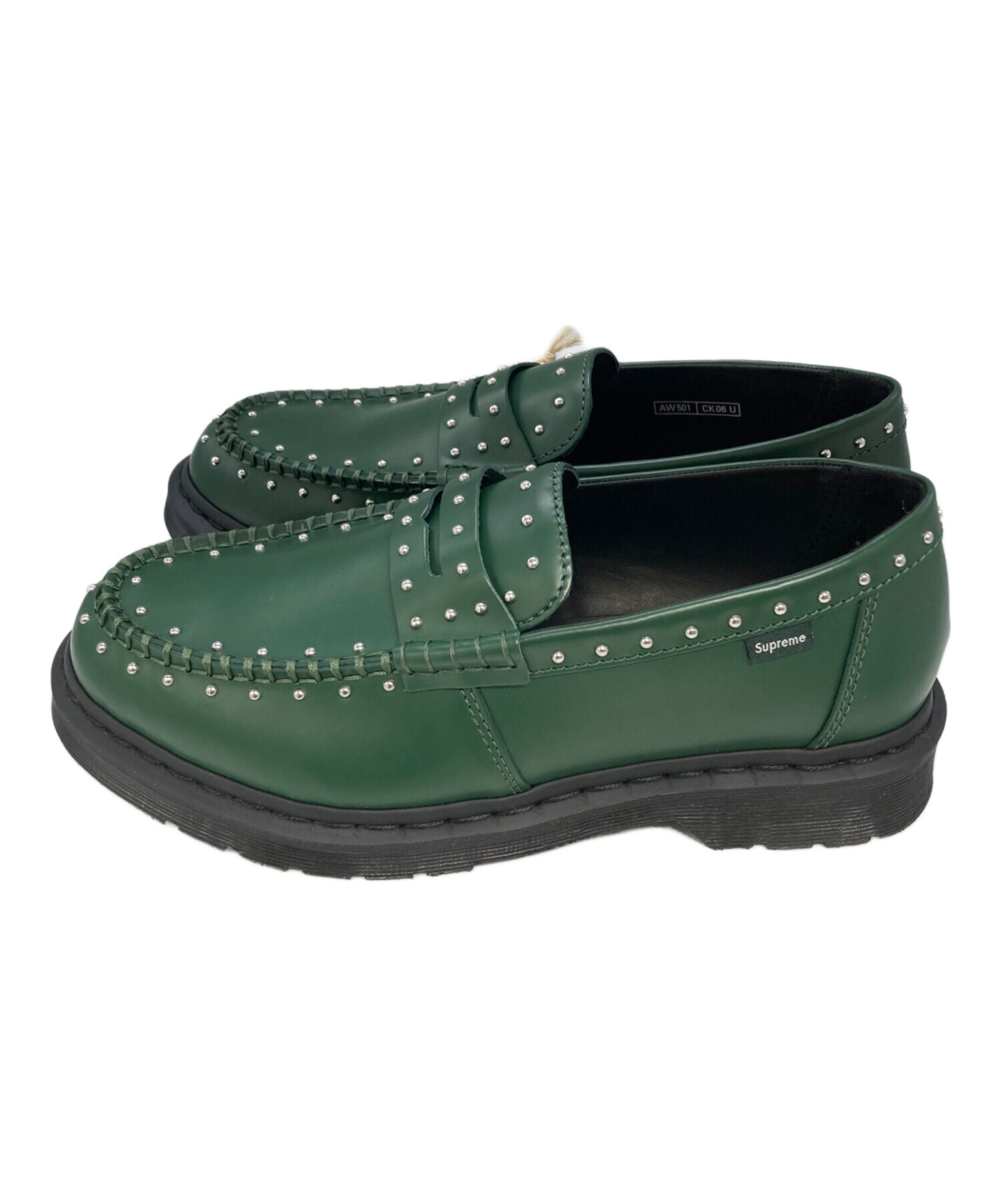 Supreme Dr.Martens 緑　27 中古・古着通販】Dr.Martens (ドクターマーチン) SUPREME