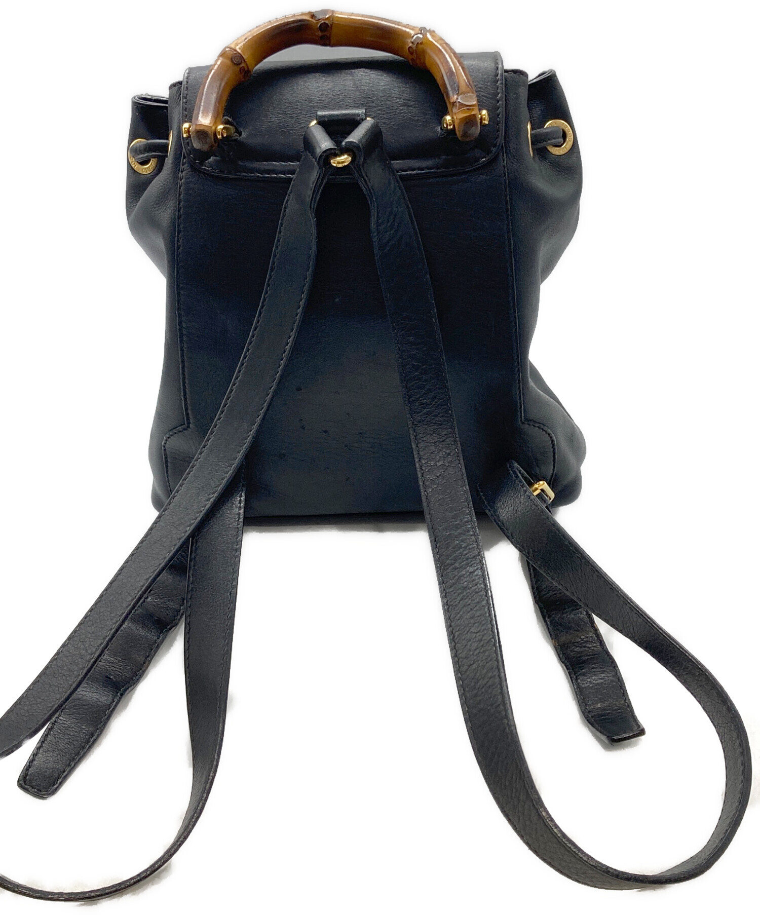 中古・古着通販】GUCCI (グッチ) バンブーハンドルミニリュック