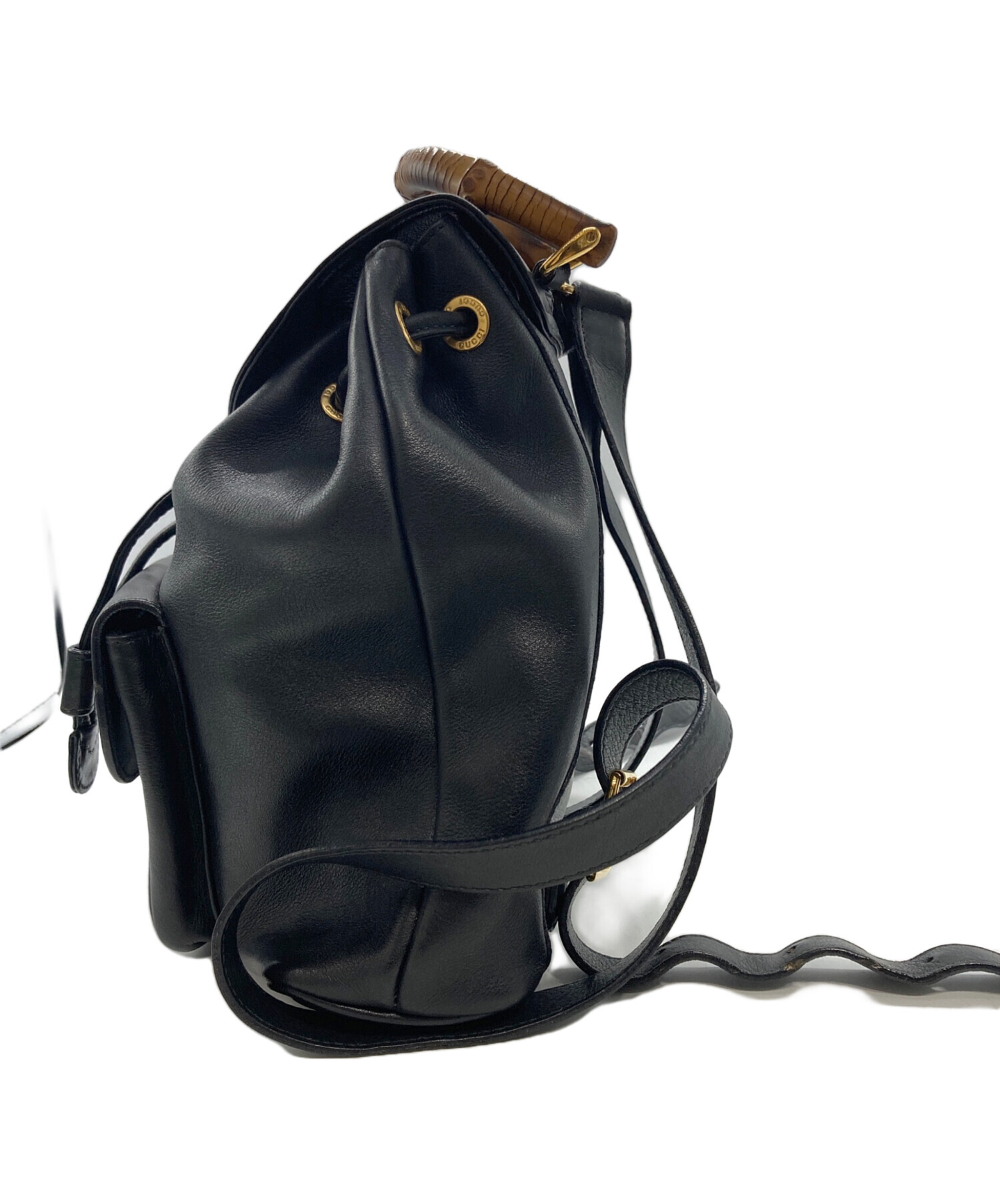 中古・古着通販】GUCCI (グッチ) バンブーハンドルミニリュック