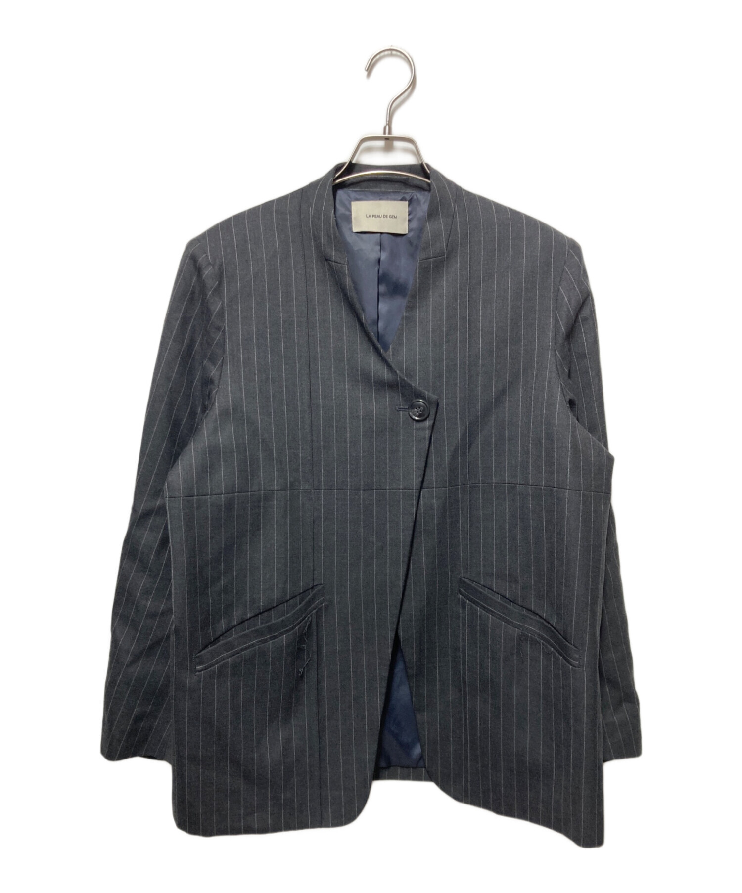 中古・古着通販】la peau de gem (ラポドゥジェム) ピンタックノー