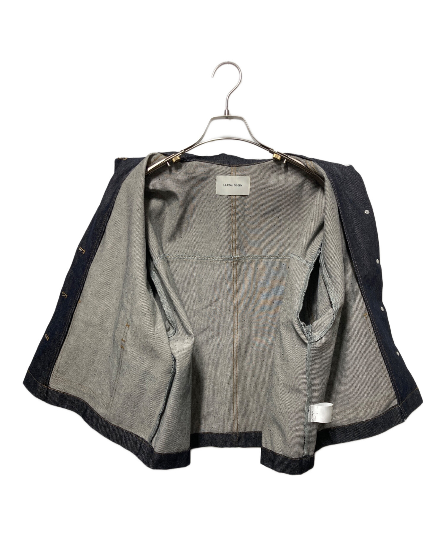中古・古着通販】la peau de gem (ラポドゥジェム) S/Sデニム 