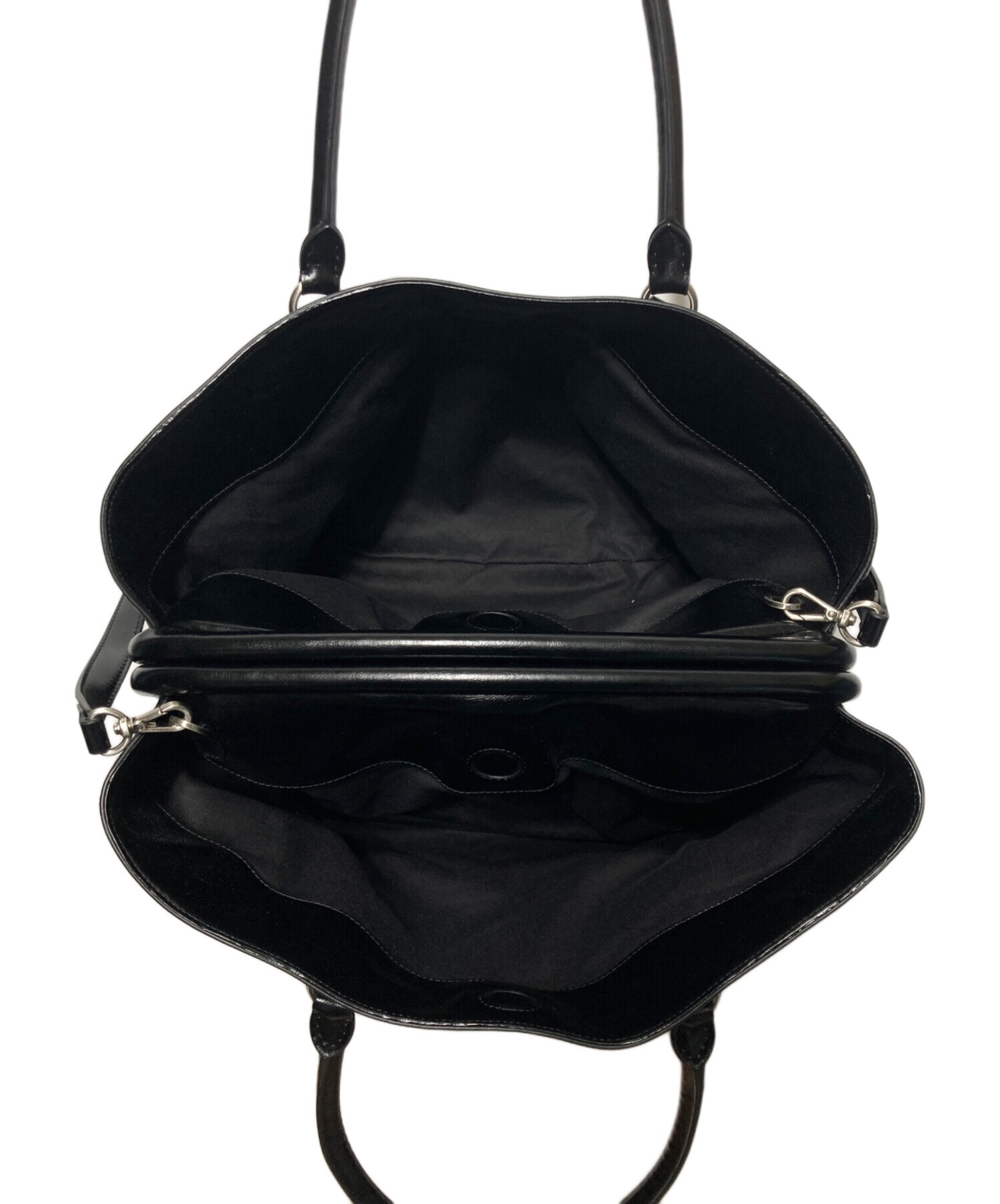 中古・古着通販】osoi (オソイ) シェルブロット トートバッグ ブラック