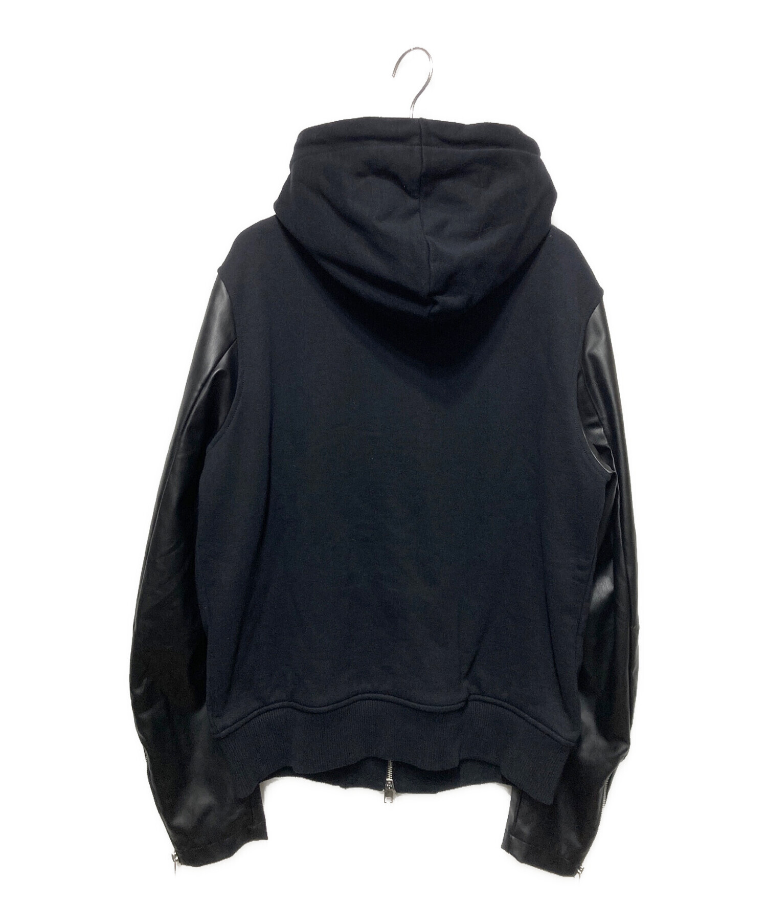 中古・古着通販】DIESEL (ディーゼル) ジップパーカー ブラック サイズ