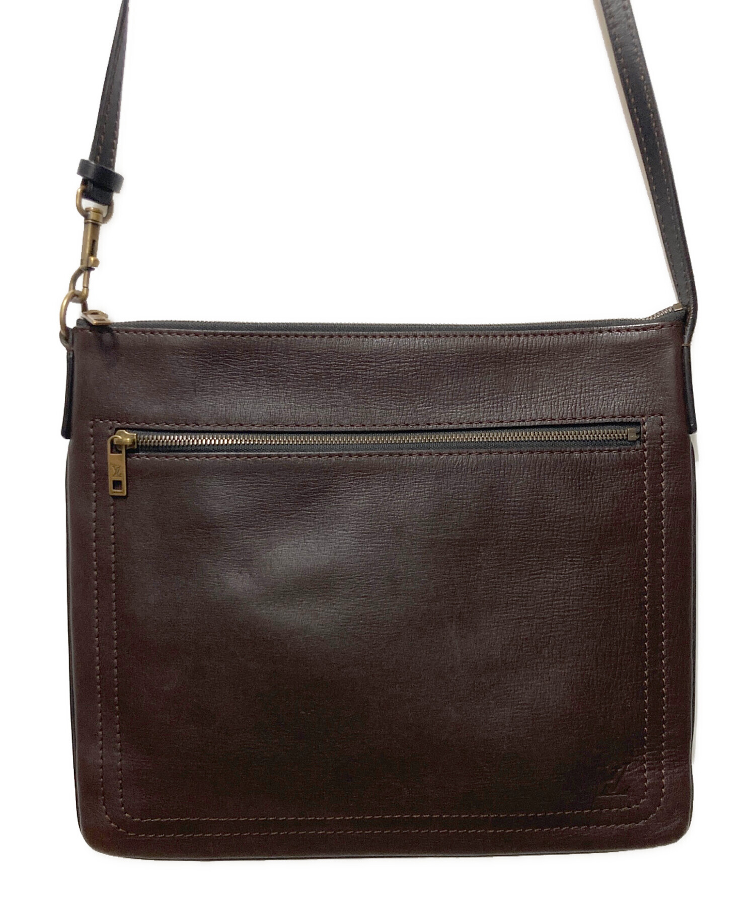 中古・古着通販】LOUIS VUITTON (ルイ ヴィトン) レザーショルダー