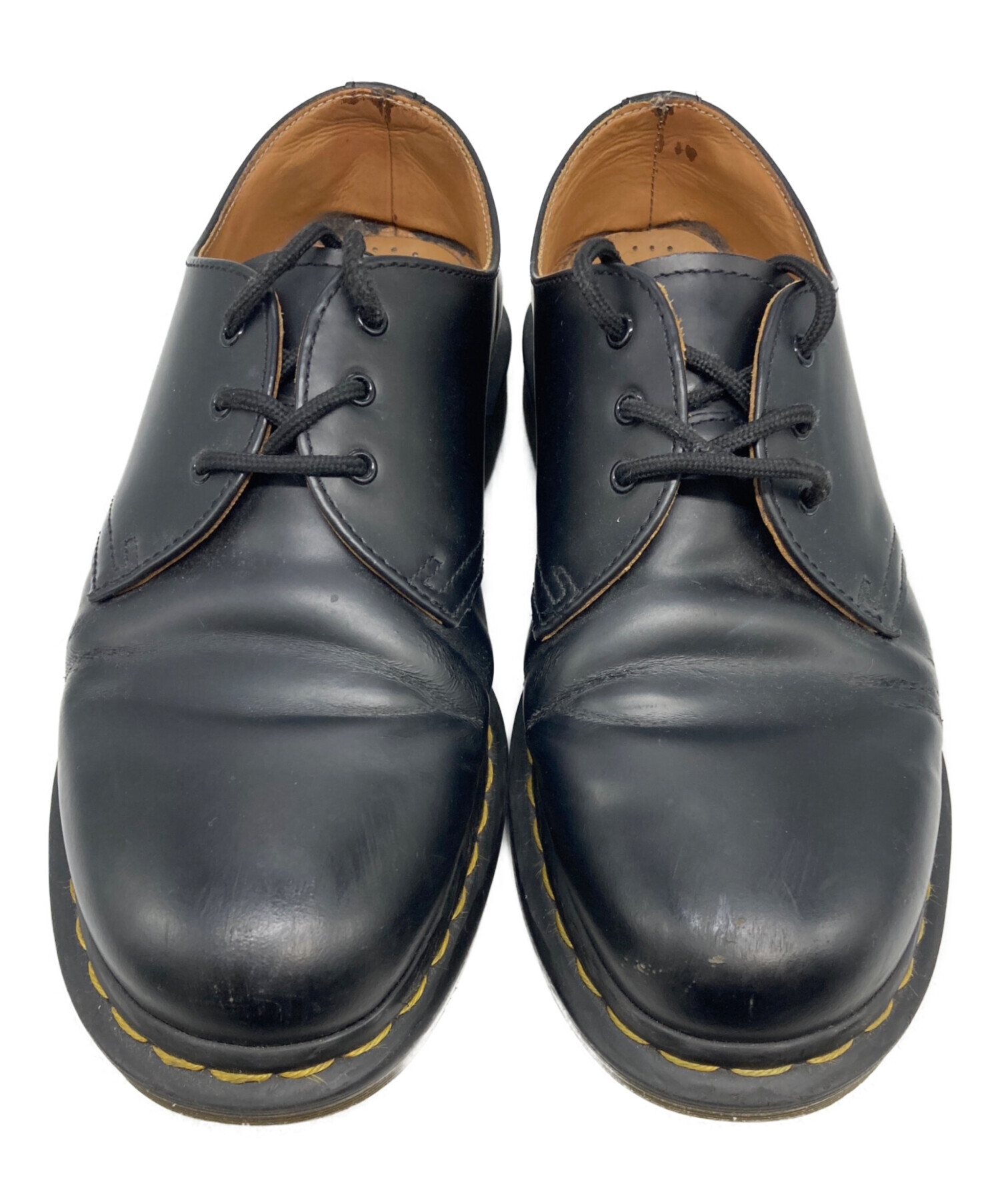 Dr. Martens ブラック レースアップシューズ Dr. Martens】26.5cm 3ホール ブラック レースアップシューズ Dr