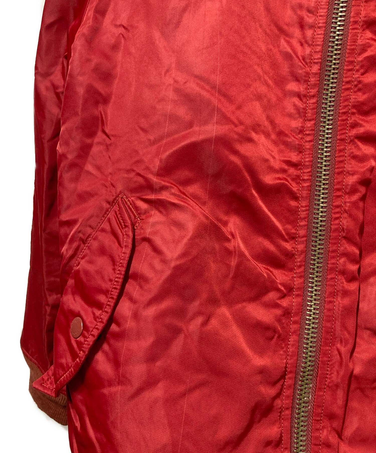 中古・古着通販】AVIREX (アヴィレックス) MA-1ジャケット レッド