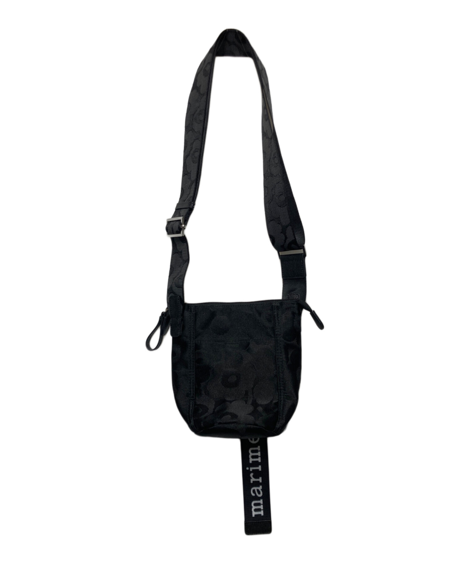 中古・古着通販】marimekko (マリメッコ) ショルダーバッグ ブラック