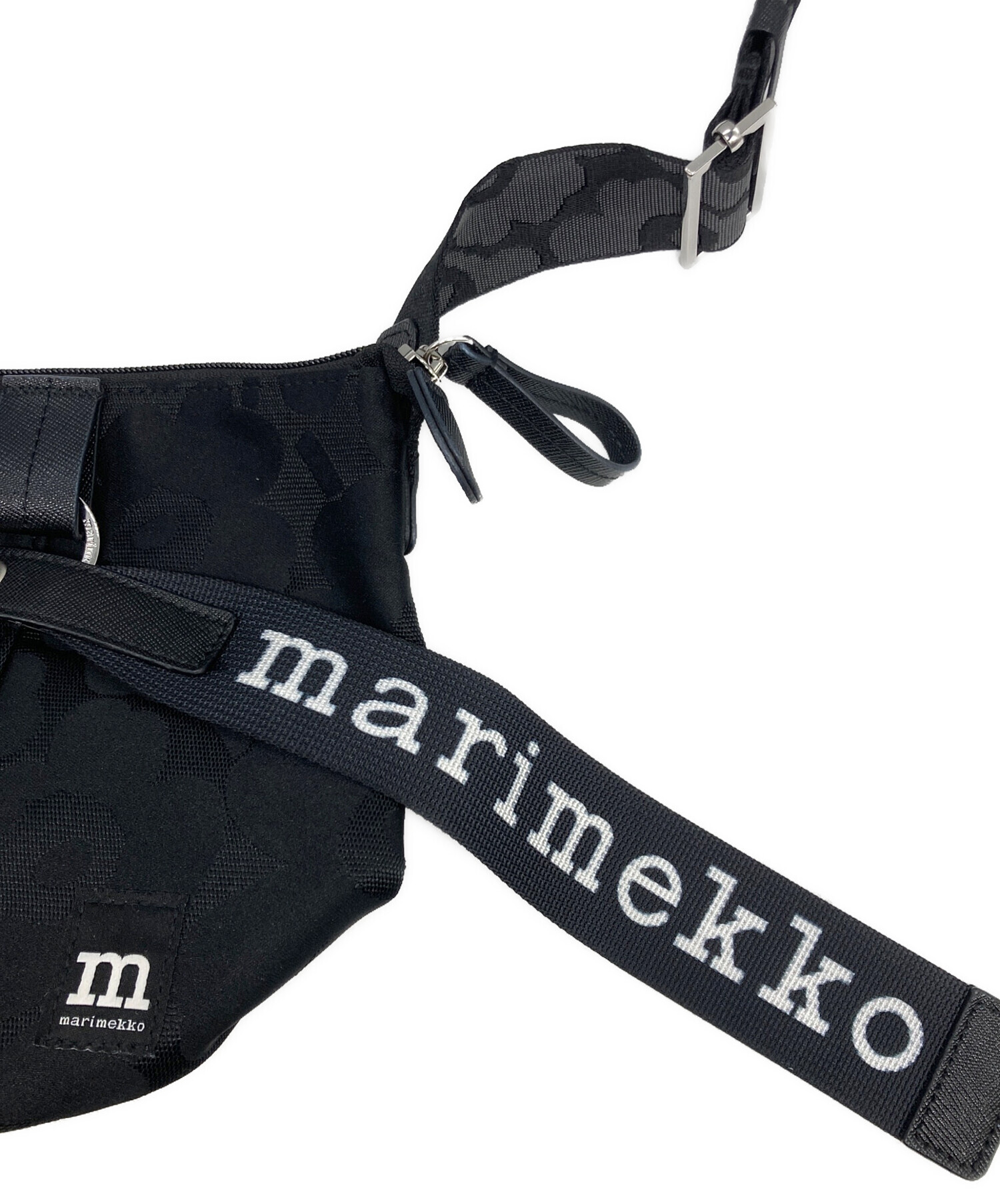 中古・古着通販】marimekko (マリメッコ) ショルダーバッグ ブラック