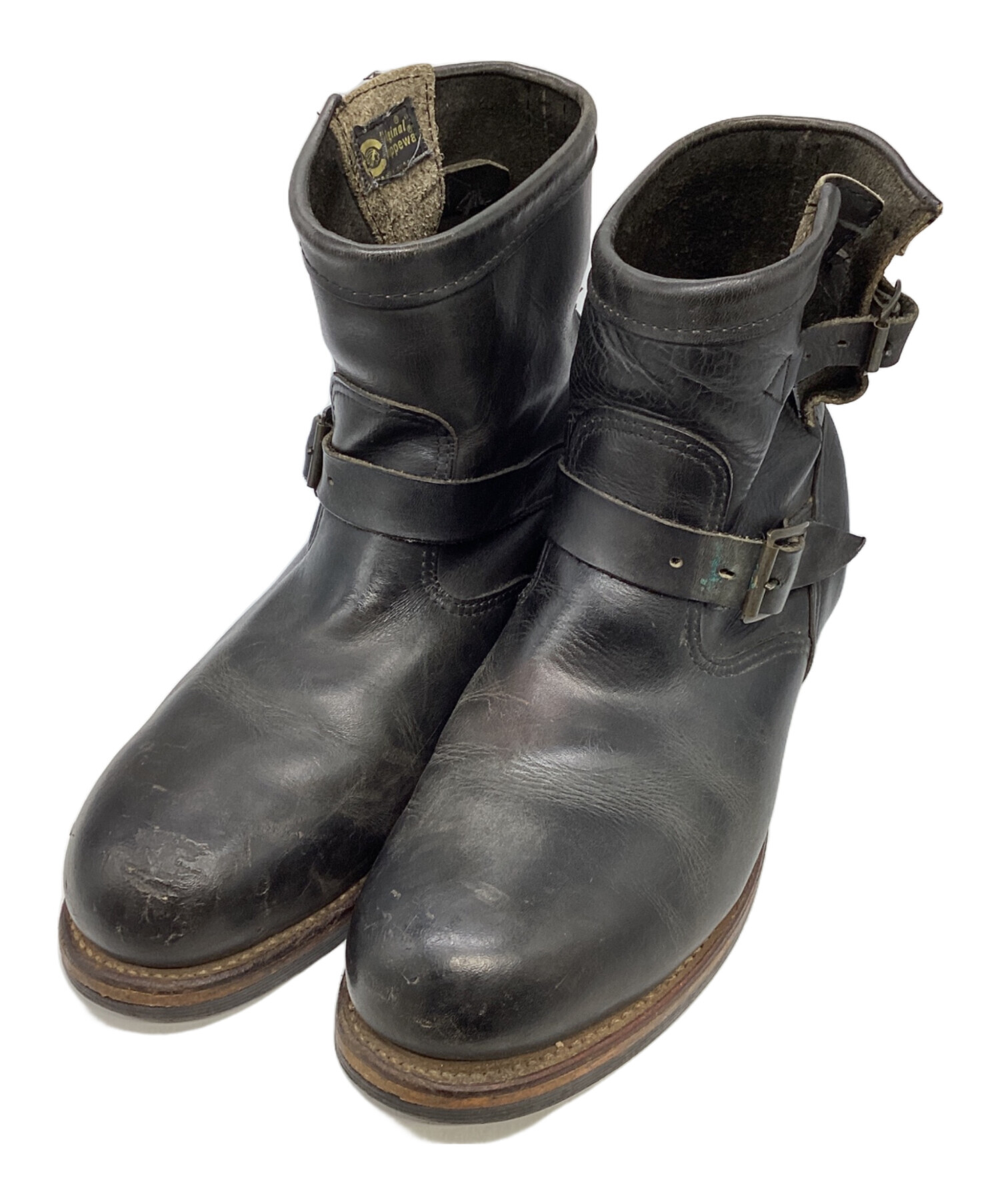 【再値下げ】Chippewa ブラック エンジニアブーツ エンジニアブーツ レディース ブラック／CHIPPEWA（チペワ）｜愛着を