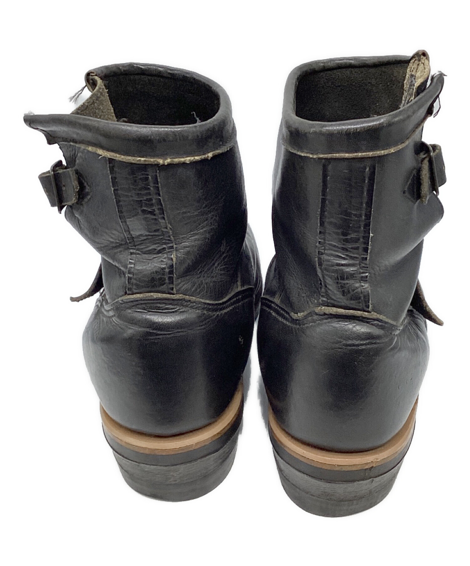 【再値下げ】Chippewa ブラック エンジニアブーツ エンジニアブーツ メンズ ブラック／CHIPPEWA（チペワ）｜愛着を持って