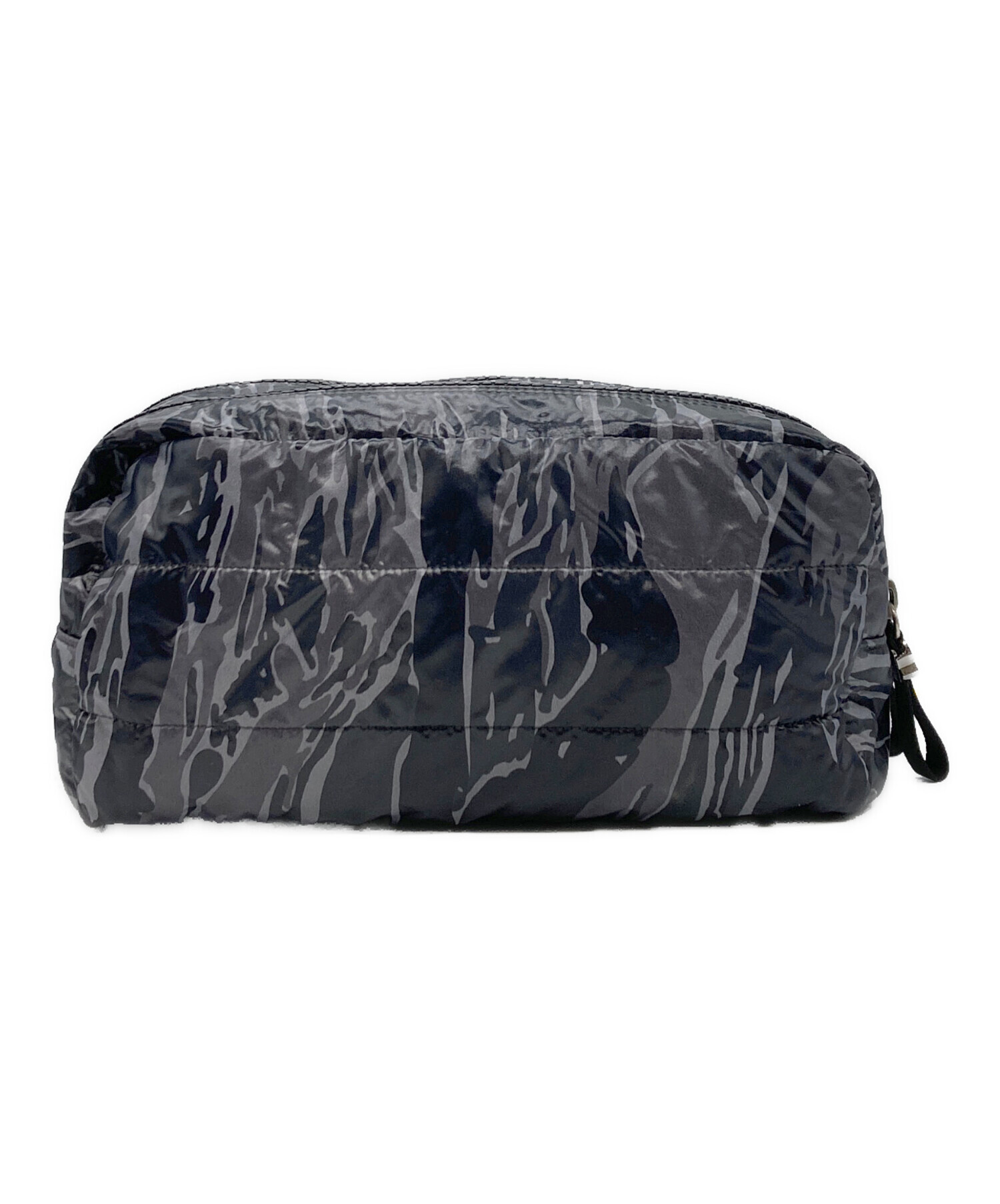 モンクレール✖︎リモア　ポーチ　黒✖︎グレー　迷彩柄 中古・古着通販】MONCLER (モンクレール) RIMOWA (リモワ) 迷彩柄