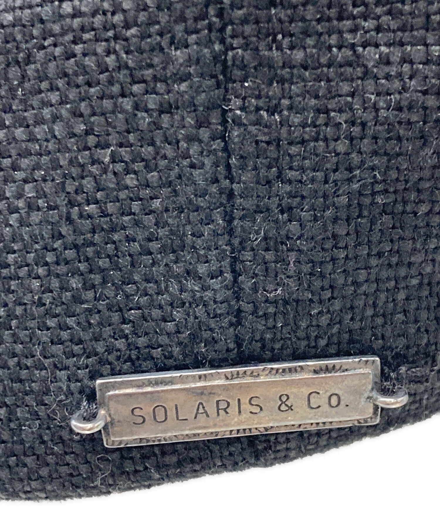 中古・古着通販】SOLARIS&CO. (ソラリス&コー) キャスケット ブラック