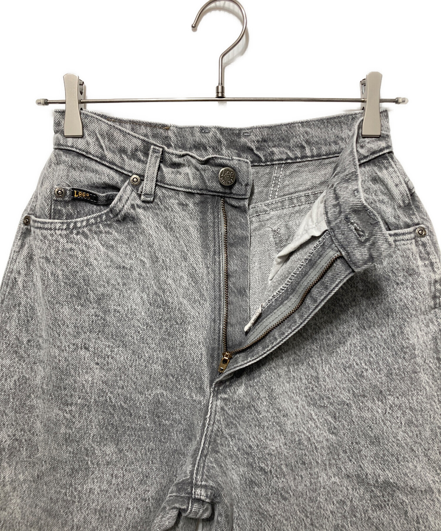 中古・古着通販】LEE (リー) ケミカルウォッシュデニムパンツ グレー 