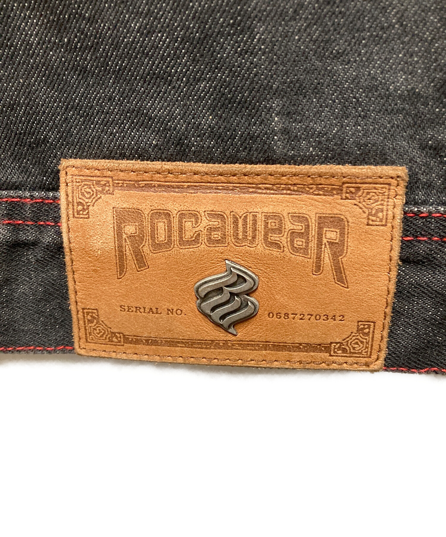 中古・古着通販】ROCA WEAR (ロカウェア) デニムジャケット ブラック