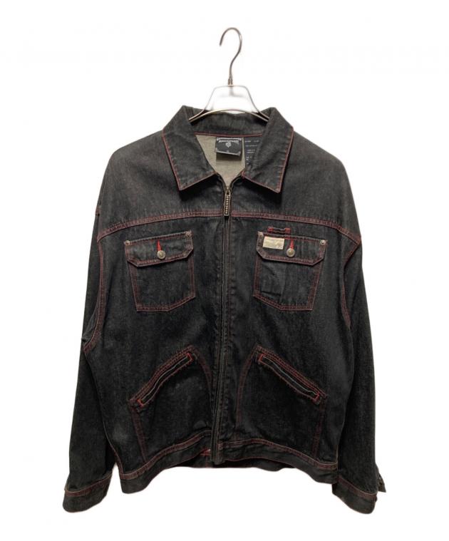 中古・古着通販】ROCA WEAR (ロカウェア) デニムジャケット ブラック
