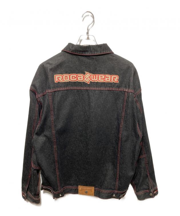 中古・古着通販】ROCA WEAR (ロカウェア) デニムジャケット ブラック