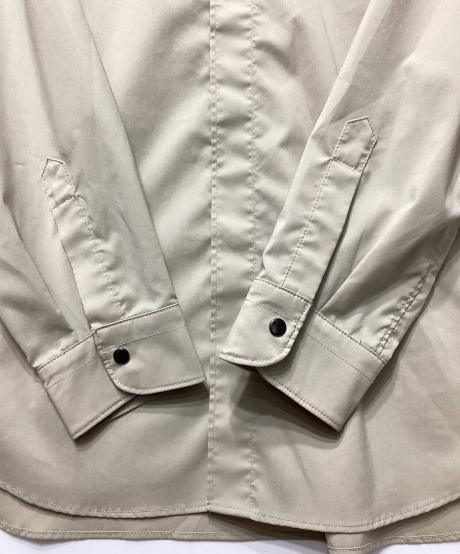 中古・古着通販】HERENESS (ヒアネス) MOUNTAIN WOOL SHIRT ベージュ