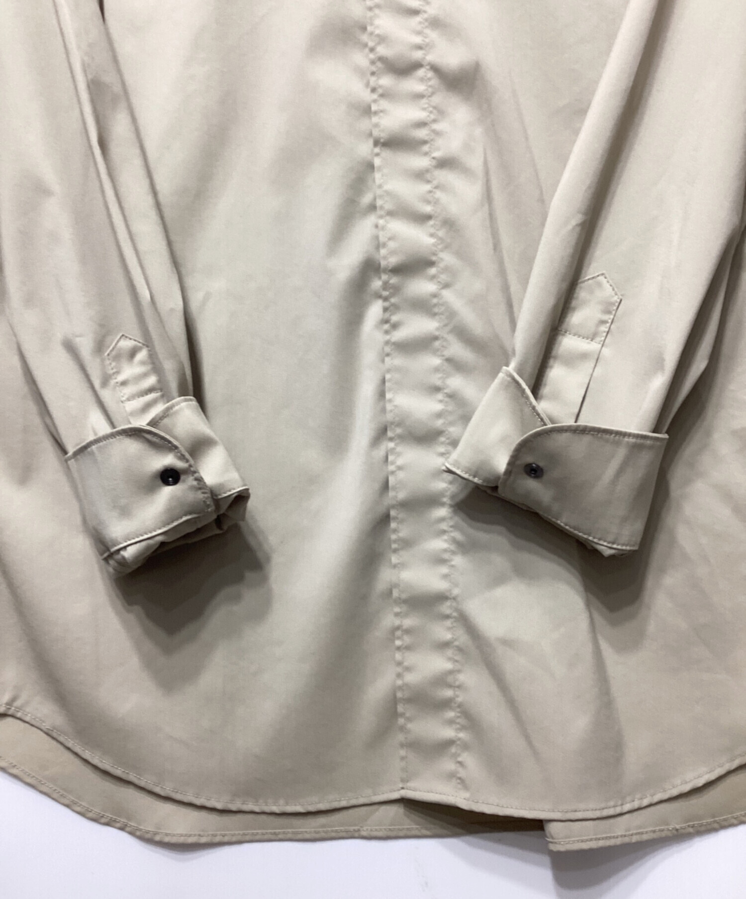 中古・古着通販】HERENESS (ヒアネス) MOUNTAIN WOOL SHIRT ベージュ