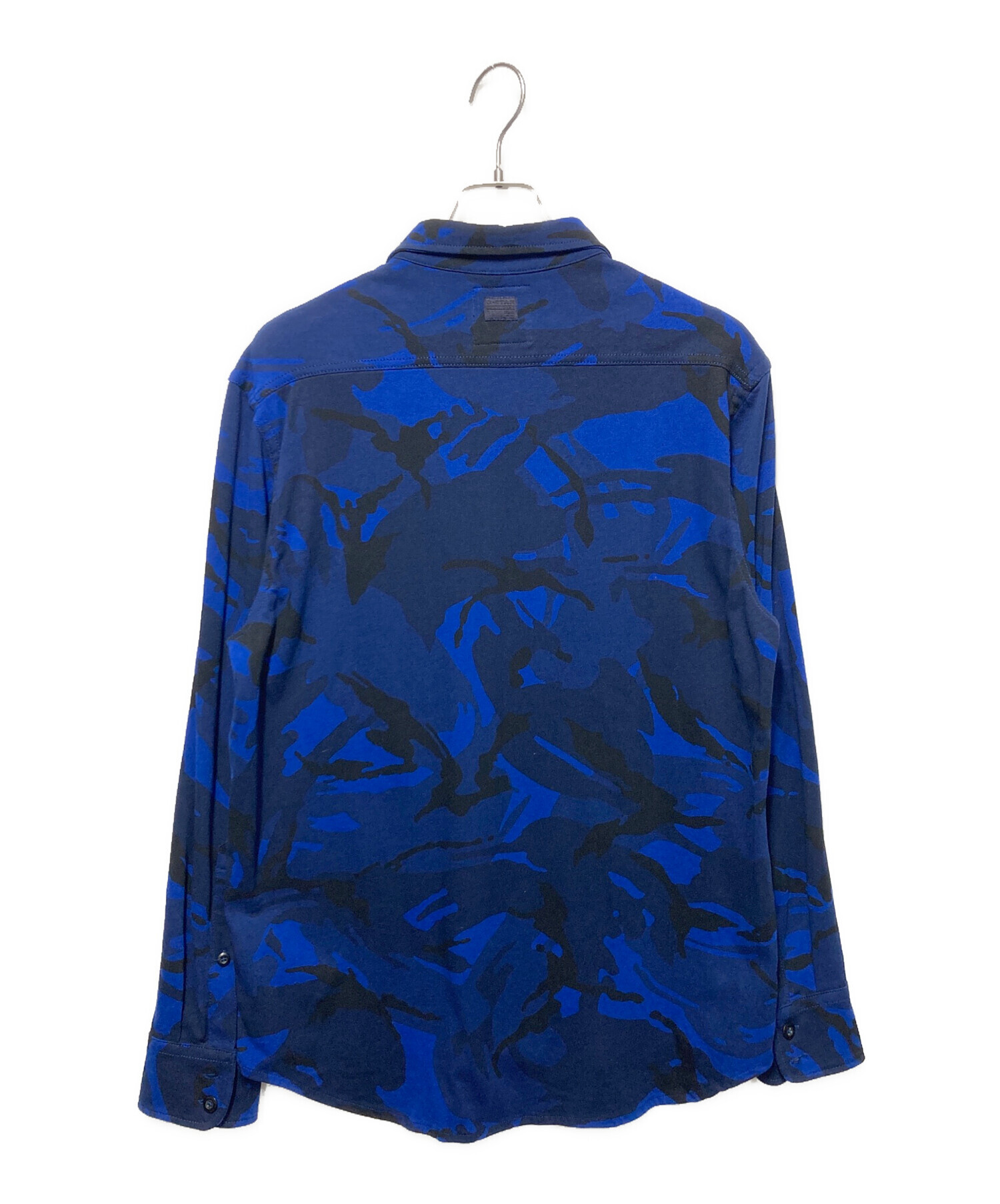 中古・古着通販】G-STAR RAW (ジースターロゥ) カモ柄シャツ ブルー