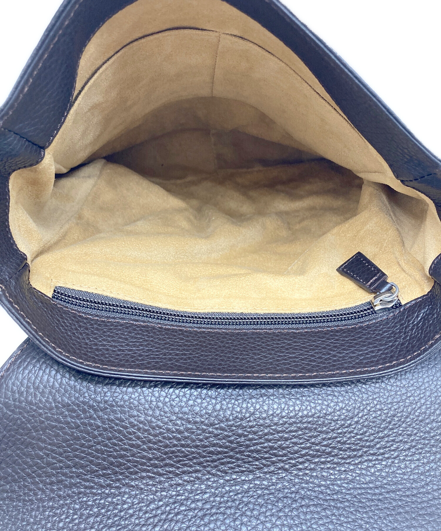 中古・古着通販】dunhill (ダンヒル) レザーフラップショルダーバッグ