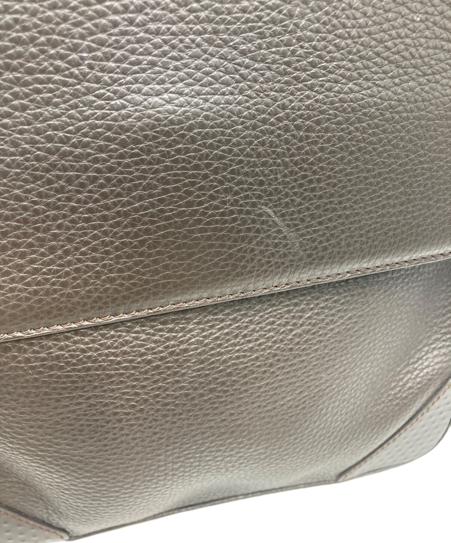 中古・古着通販】dunhill (ダンヒル) レザーフラップショルダーバッグ