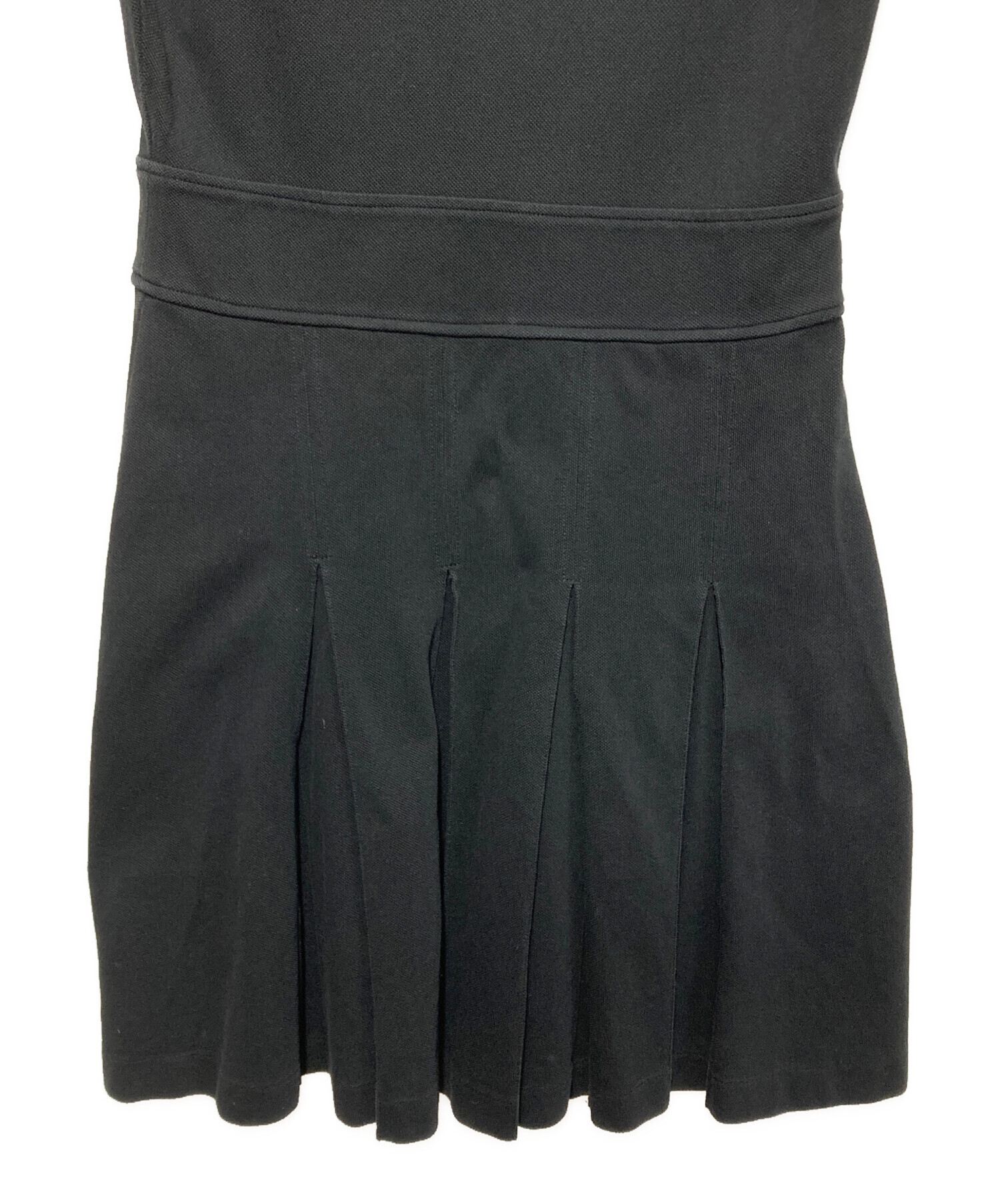 【未使用】FRED PERRY ワンピース 10 ブラック 中古・古着通販】FRED PERRY (フレッドペリー) ポロワンピース