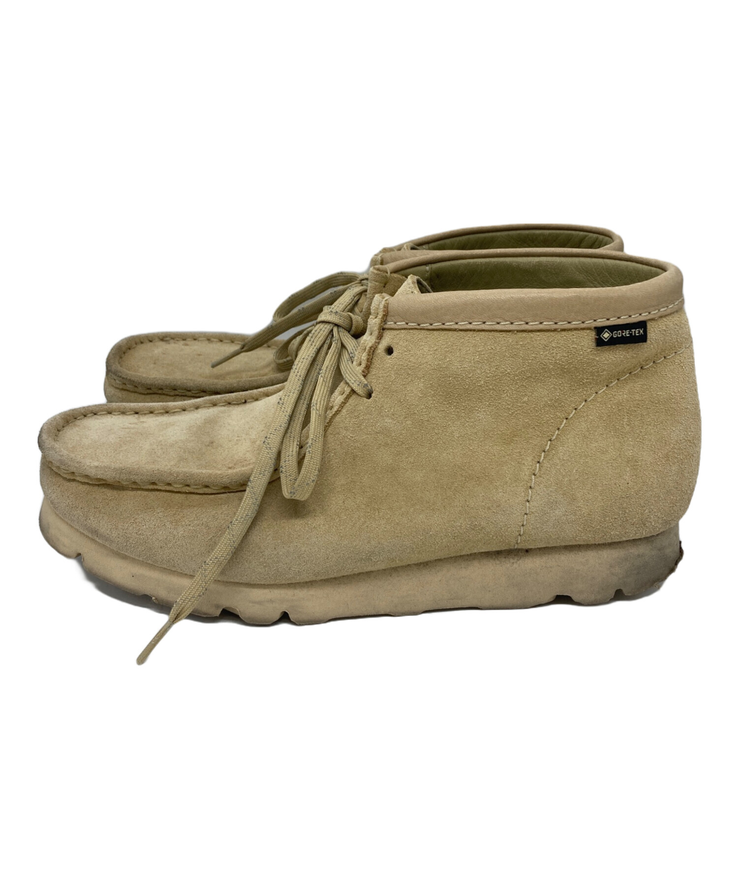 中古・古着通販】CLARKS (クラークス) ワラビーブーツ ベージュ サイズ