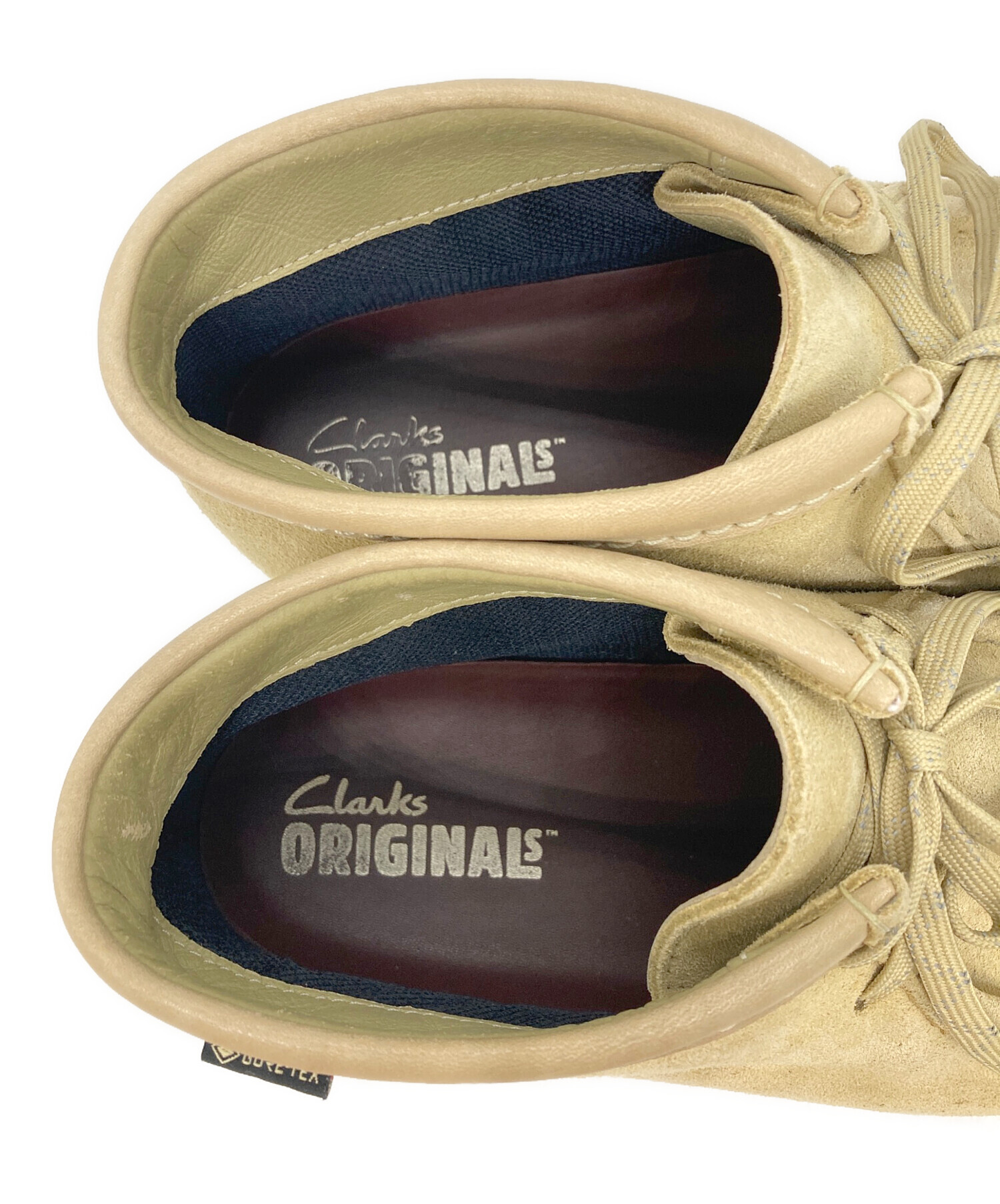 中古・古着通販】CLARKS (クラークス) ワラビーブーツ ベージュ サイズ