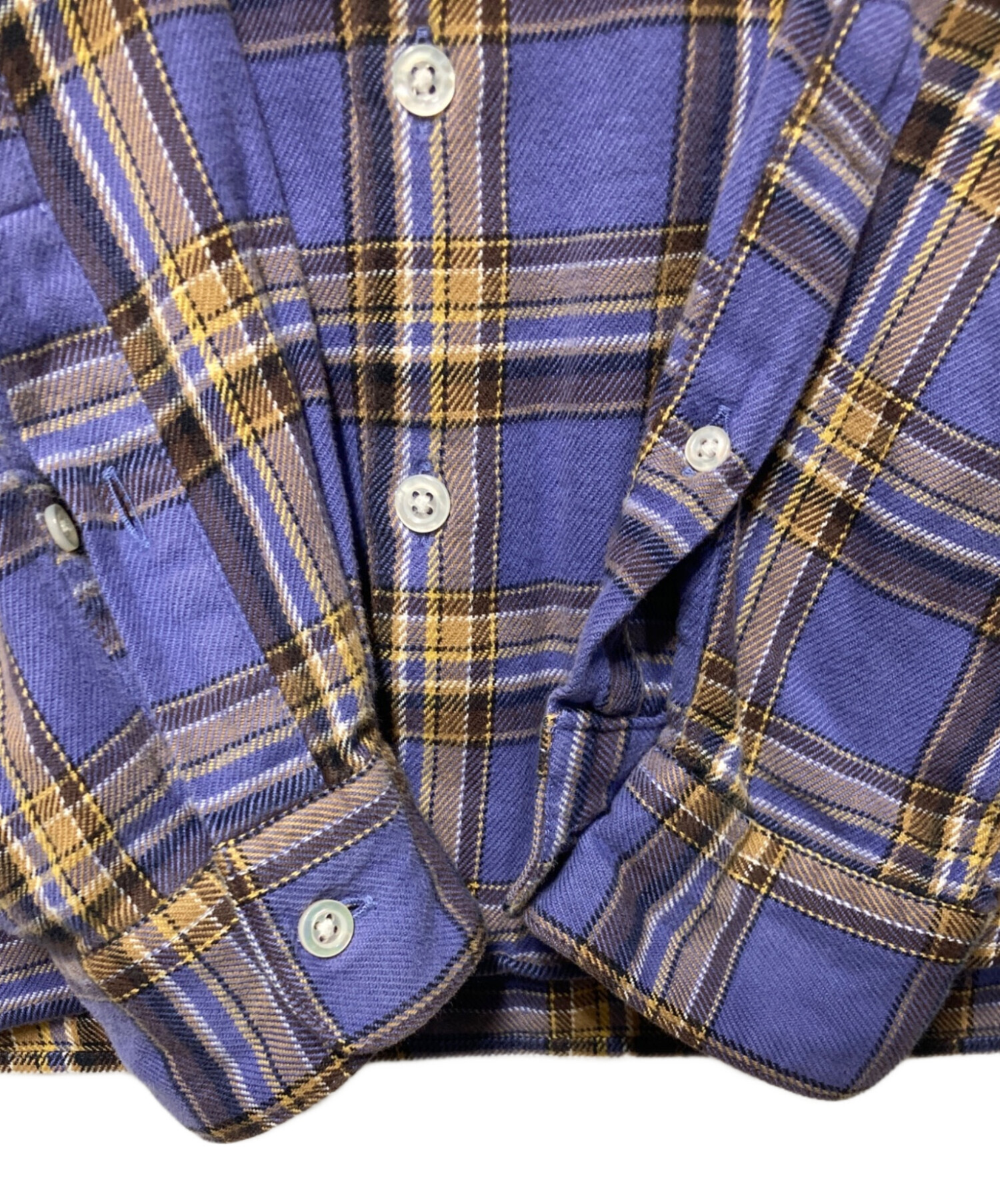 中古・古着通販】STEVEN ALAN (スティーブンアラン) チェックシャツ 